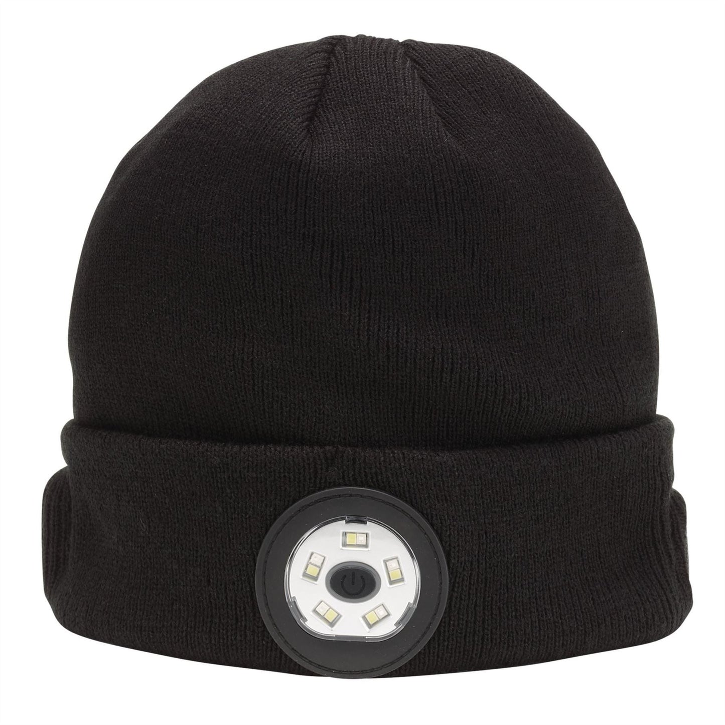 Draper 28346 Smart Wireless Rechargeable Beanie with LED Head Torch and USB Charging Cable Black One Size Draper