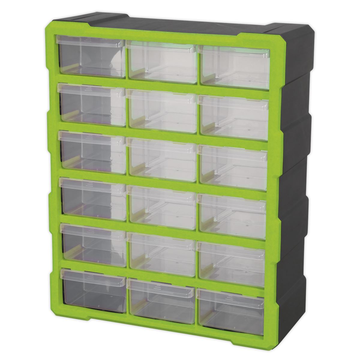 Sealey APDC18HV Cabinet Box 18 Drawer - Green/Black Sealey