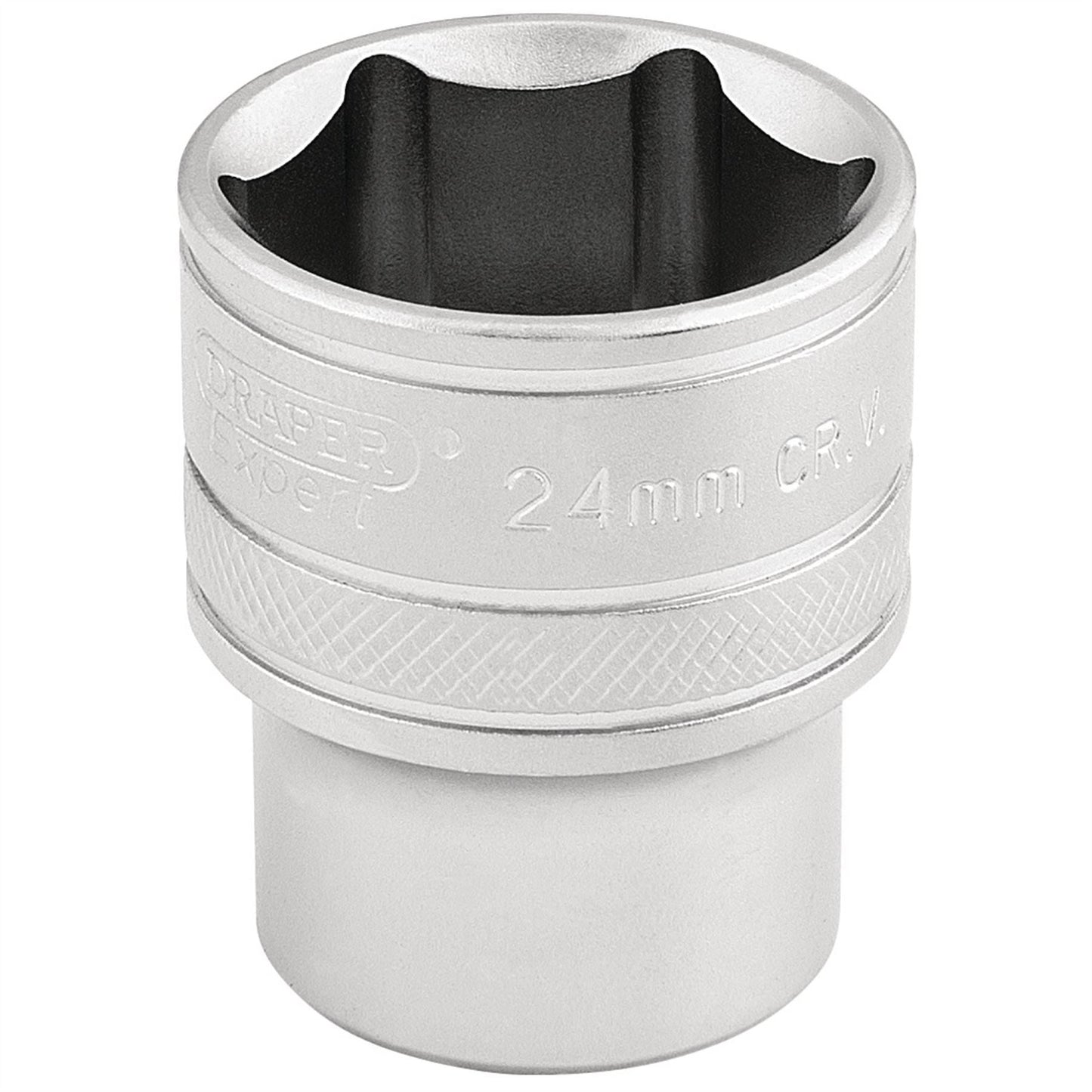 Draper 16615 6 Point Metric Socket 1/2" Sq. Dr. 24mm Draper