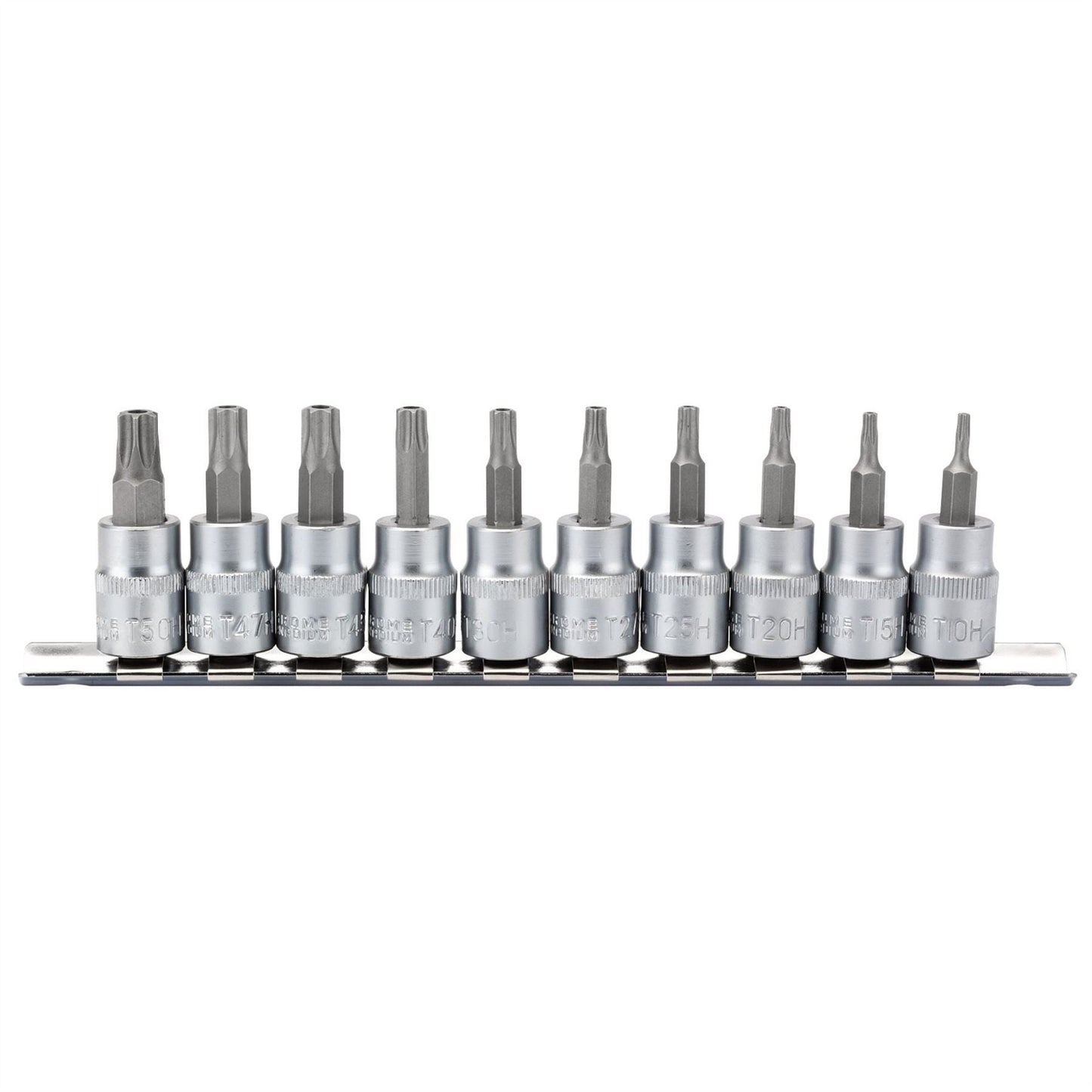 Draper 16332 TX-STAR® Security Socket Bit Set 3/8" Sq. Dr. 48mm 10 Piece Draper