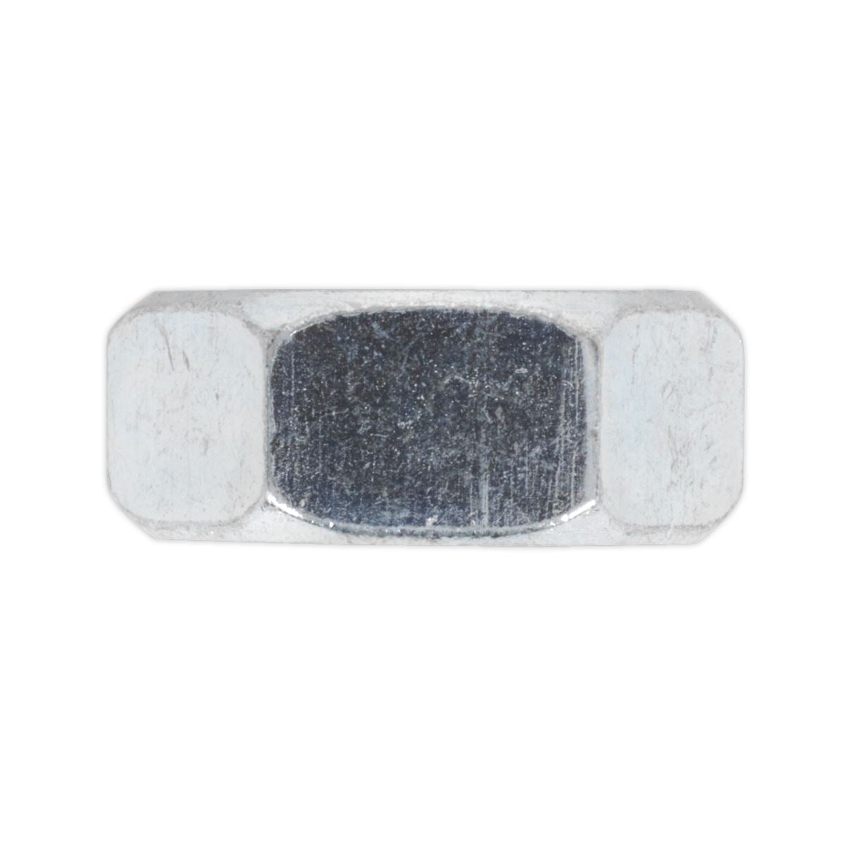 Sealey SN16 Steel Nut DIN 934 - M16 Zinc Pack of 25 Sealey