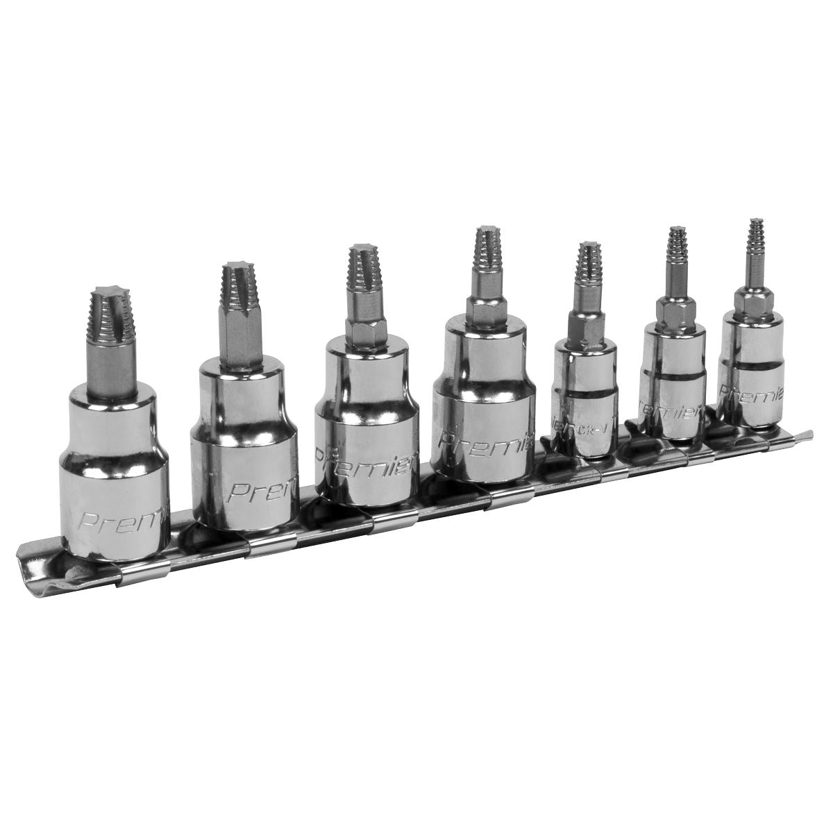 Sealey AK62262 TRX-Star* Socket Bit Set Lock-On™ 7pc 1/4" & 3/8"Sq Drive Sealey