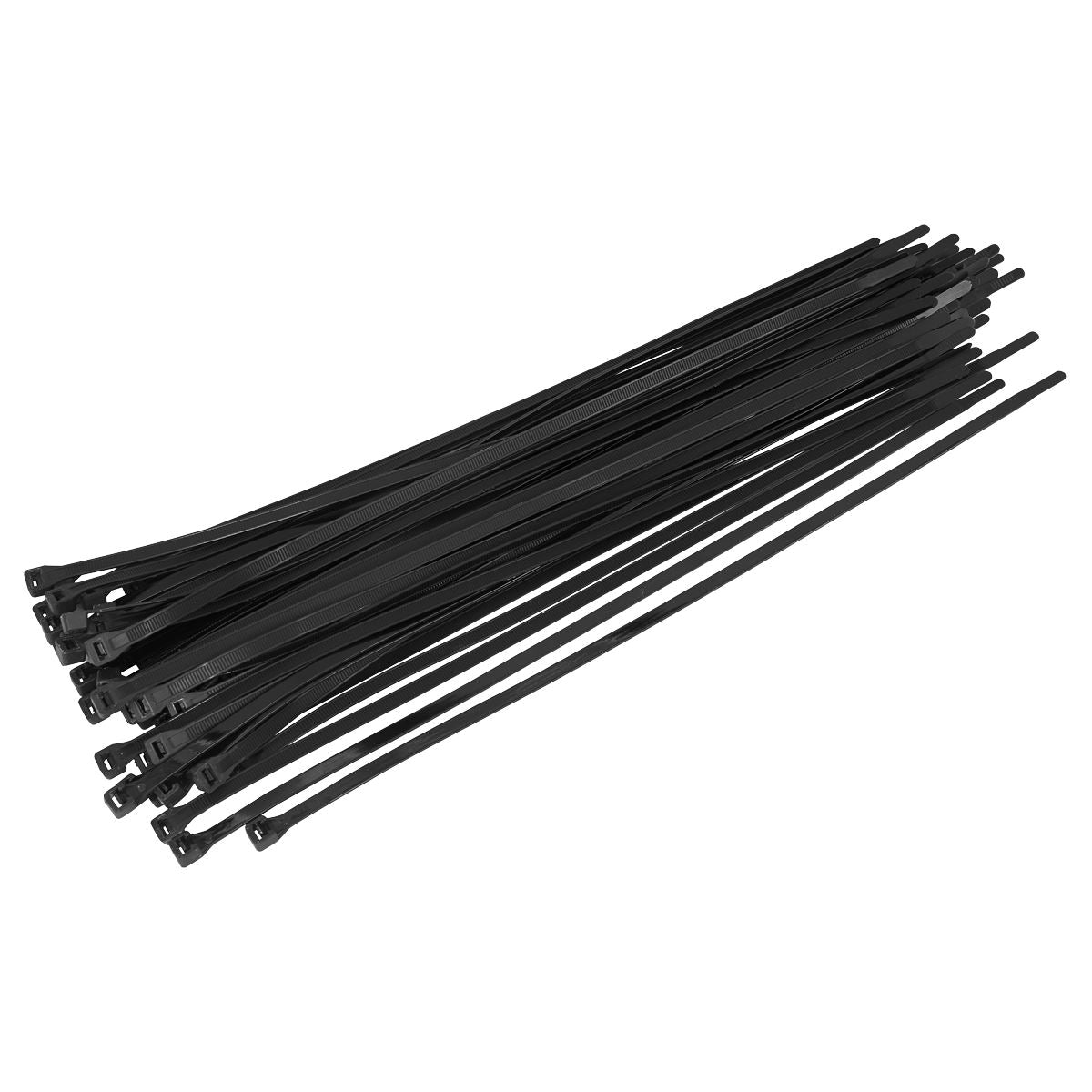 Sealey CT45076P50 Cable Tie 450 x 7.6mm Black Pack of 50 Sealey