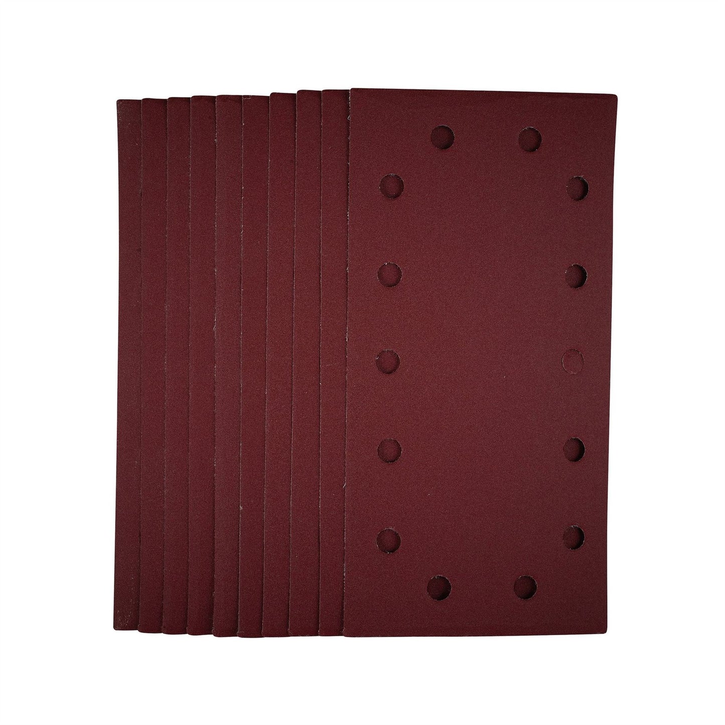 Draper 55865 1/2 Sanding Sheets with Hook and Loop 115 x 230mm 240 Grit Pack of 10 Draper