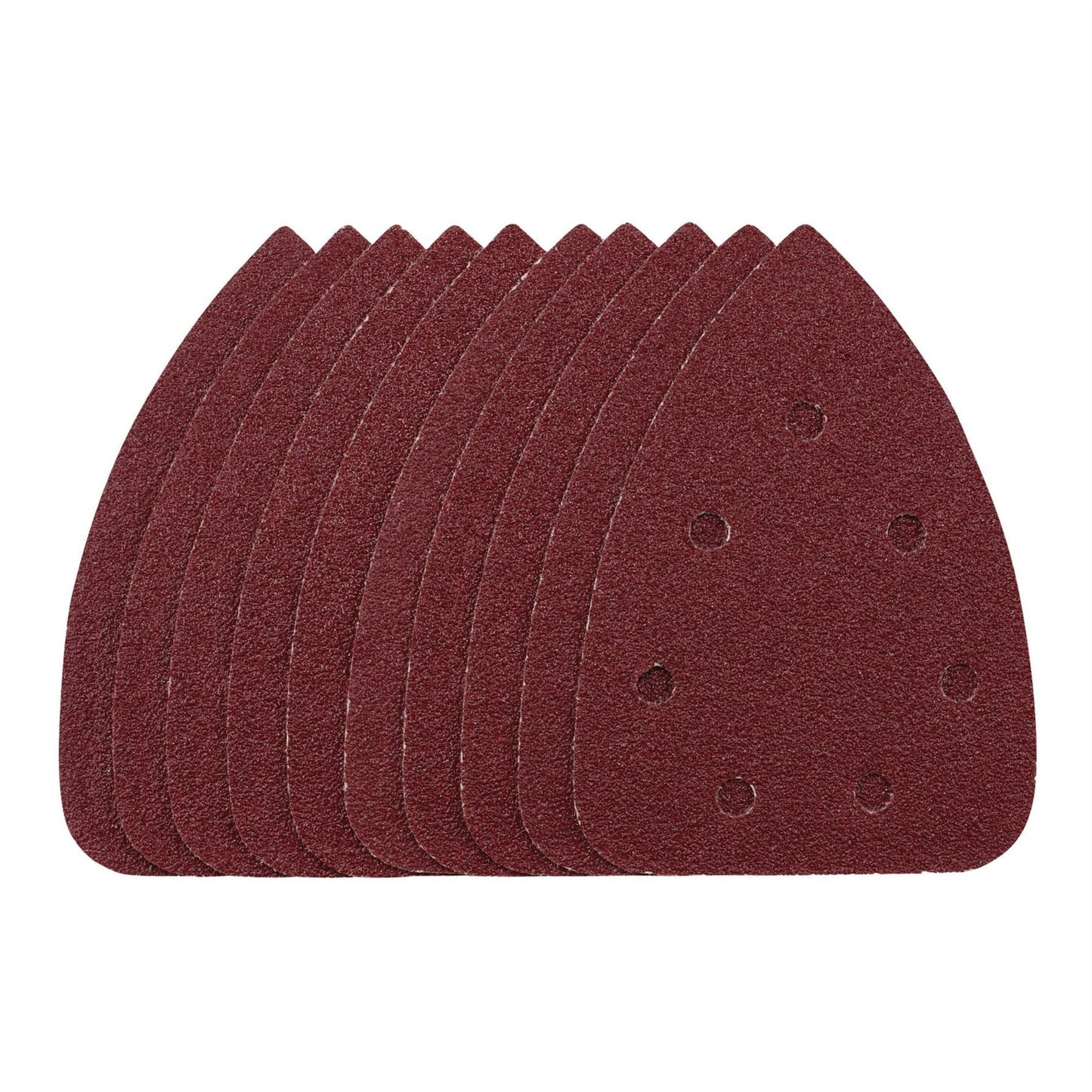 Draper 08611 Detail Sanding Sheets with Hook and Loop 140mm 40 Grit SSD6 Pack of 10 Draper