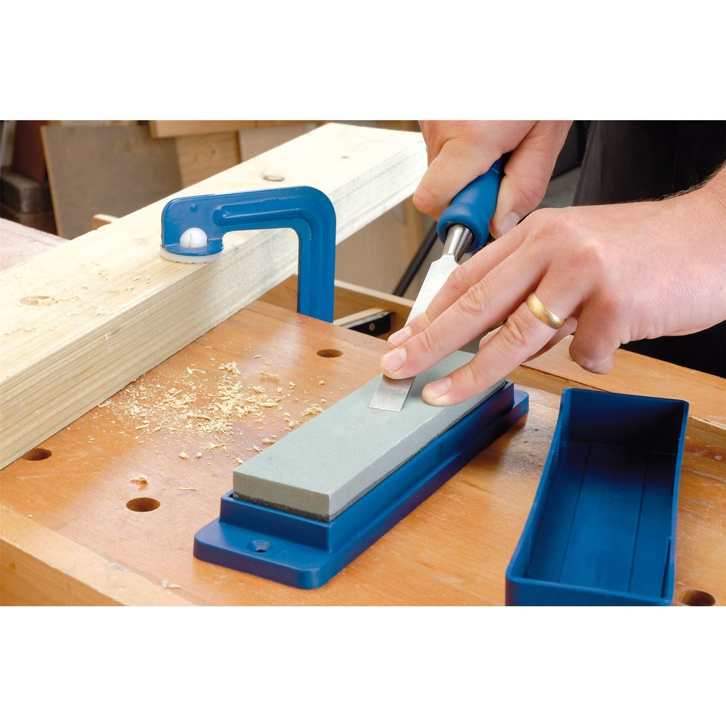 Draper 31696 Silicone Carbide Sharpening Stone with Box 200 x 50 x 25mm Draper