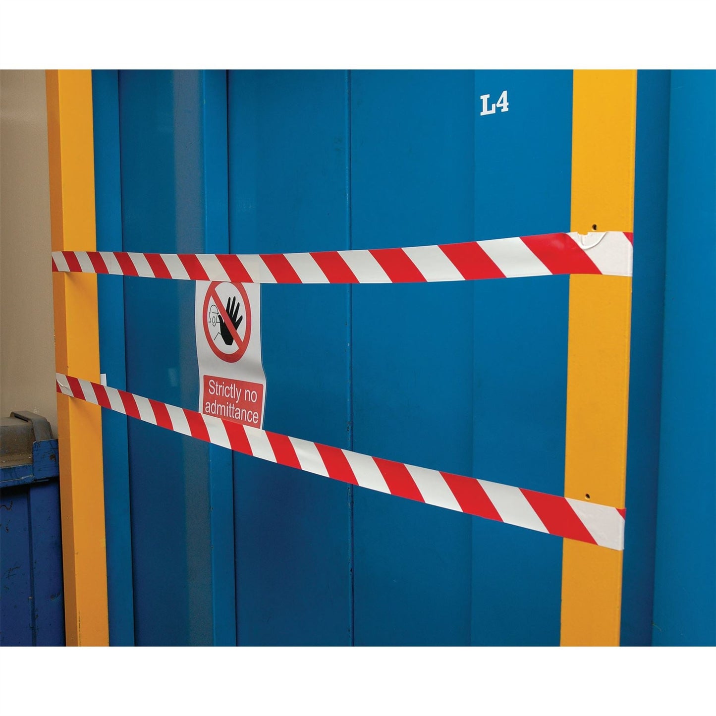 Draper 69010 Hazard Tape Roll 33m x 50mm Red and White Draper