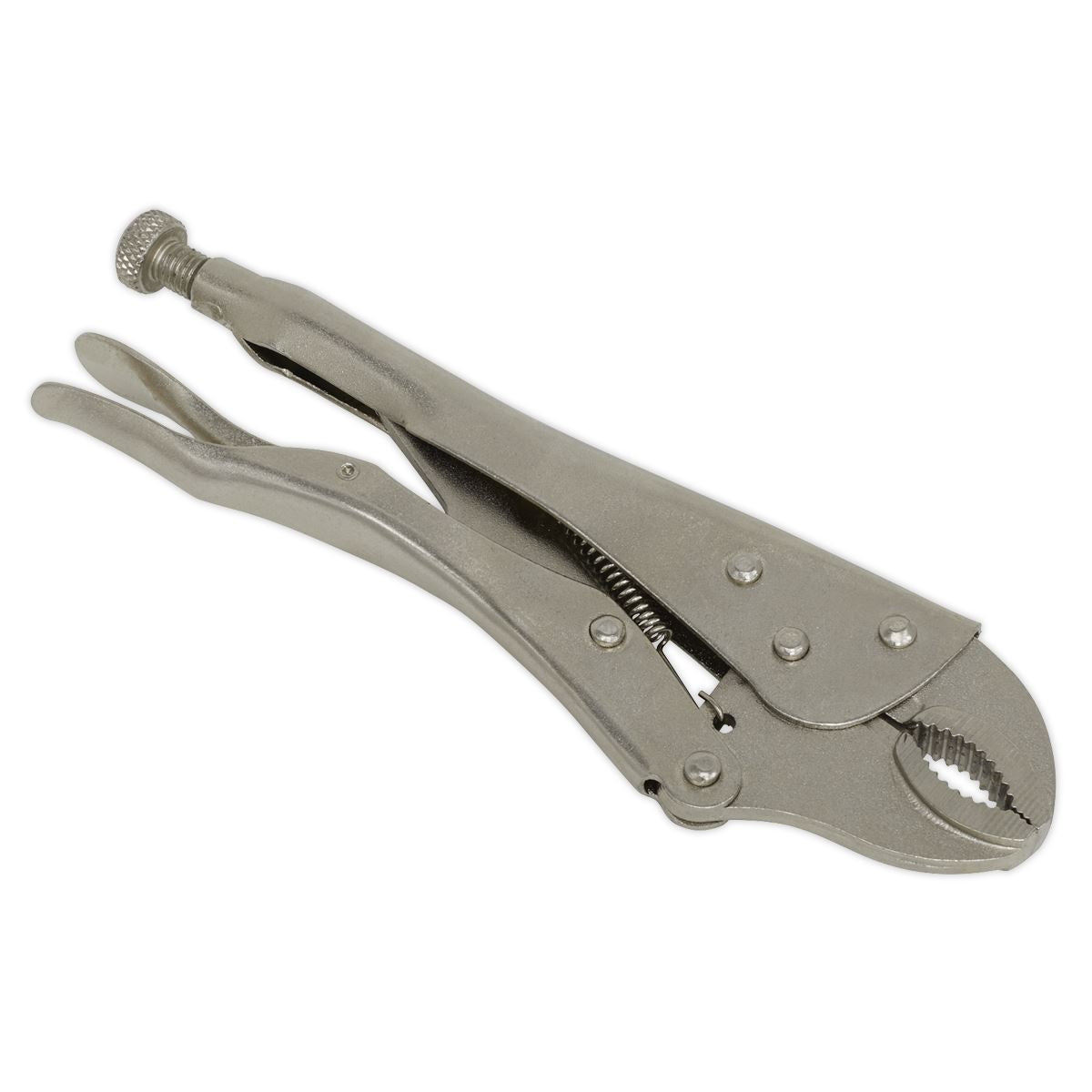 Siegen S0487 Locking Pliers 215mm Curved Jaw Siegen