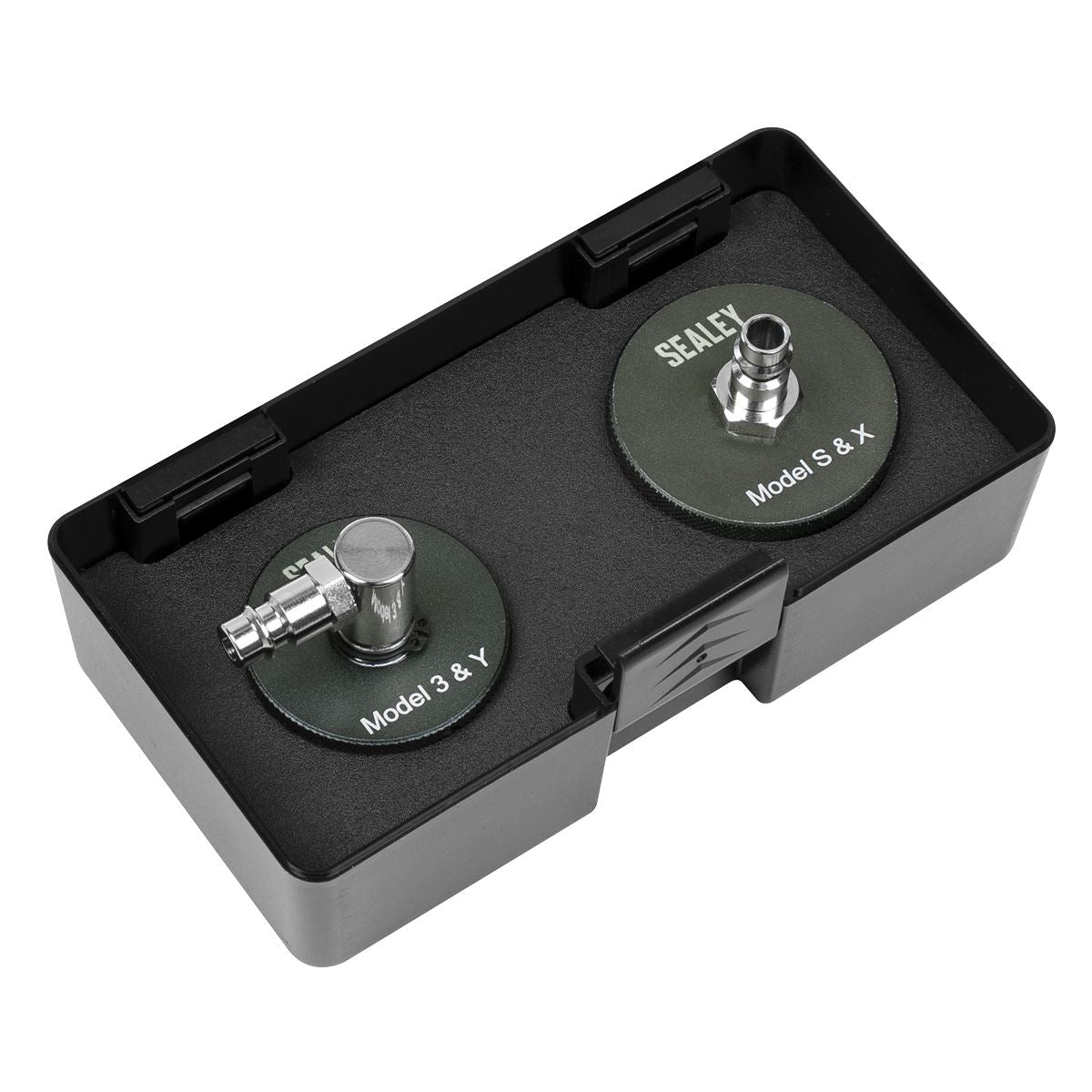 Sealey VS0204T Tesla - Brake Pressure Bleeder Cap Set Sealey