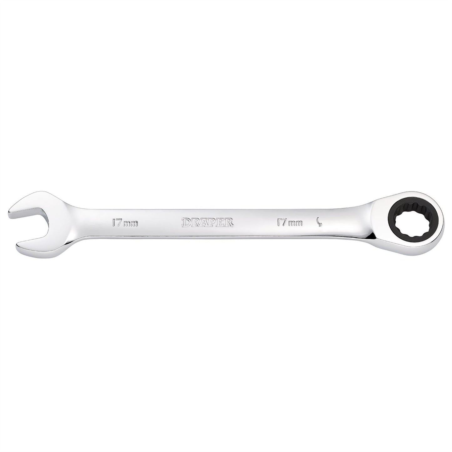 Draper 31014 Metric Ratcheting Combination Spanner 17mm Draper