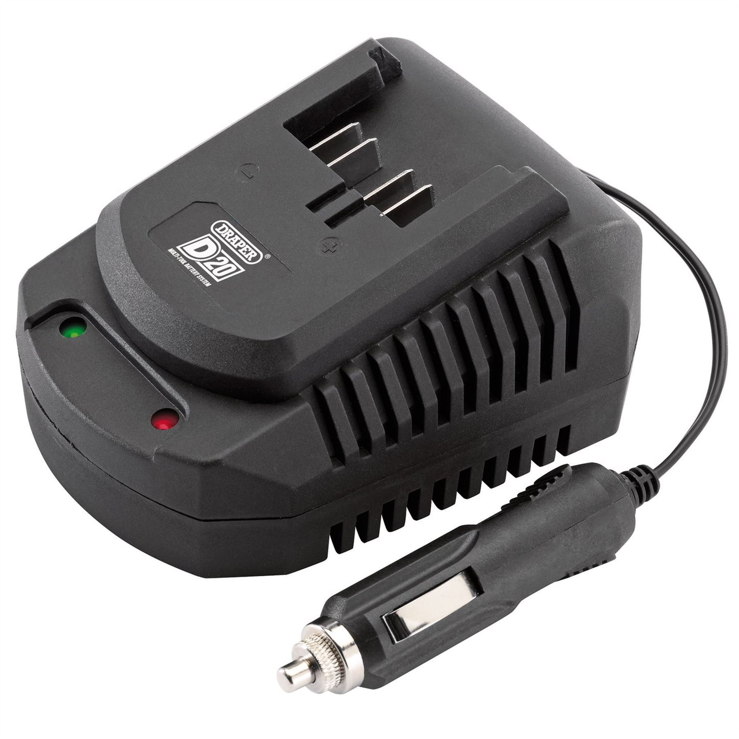 Draper 90498 D20 12V Li-ion In Car Battery Charger Draper