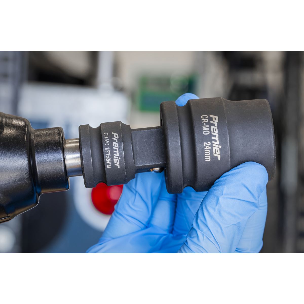 Sealey IS3424 Impact Socket 24mm 3/4"Sq Drive Sealey