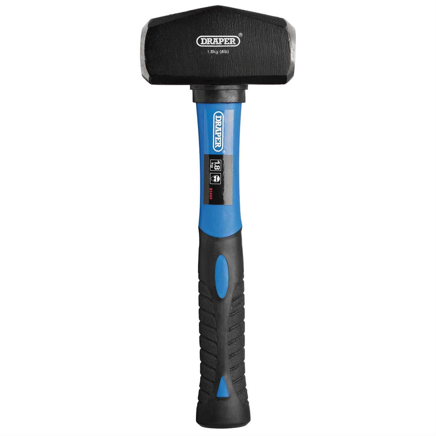 Draper 81443 Fibreglass Shaft Club Hammer 1.8kg/4lb Draper