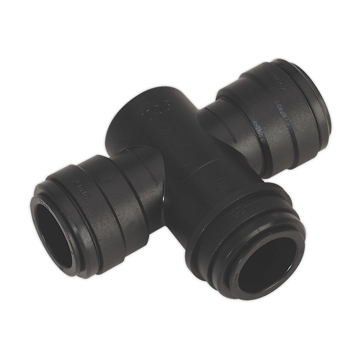 Sealey CAS22WTT Equal Water Trap Tee 22mm (John Guest Speedfit® - PMTT22E) Sealey