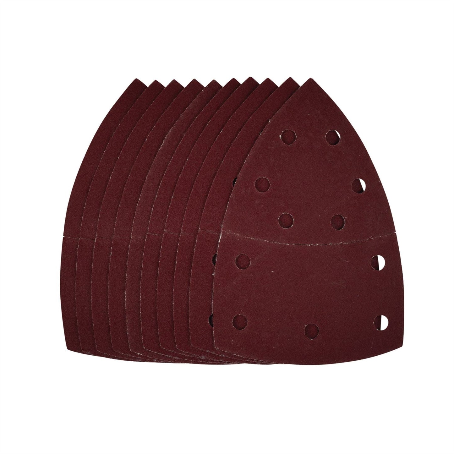 Draper 44333 Multi-Sanding Sheets with Hook and Loop 102 x 62mm 93mm 240 Grit Pack of 10 Draper