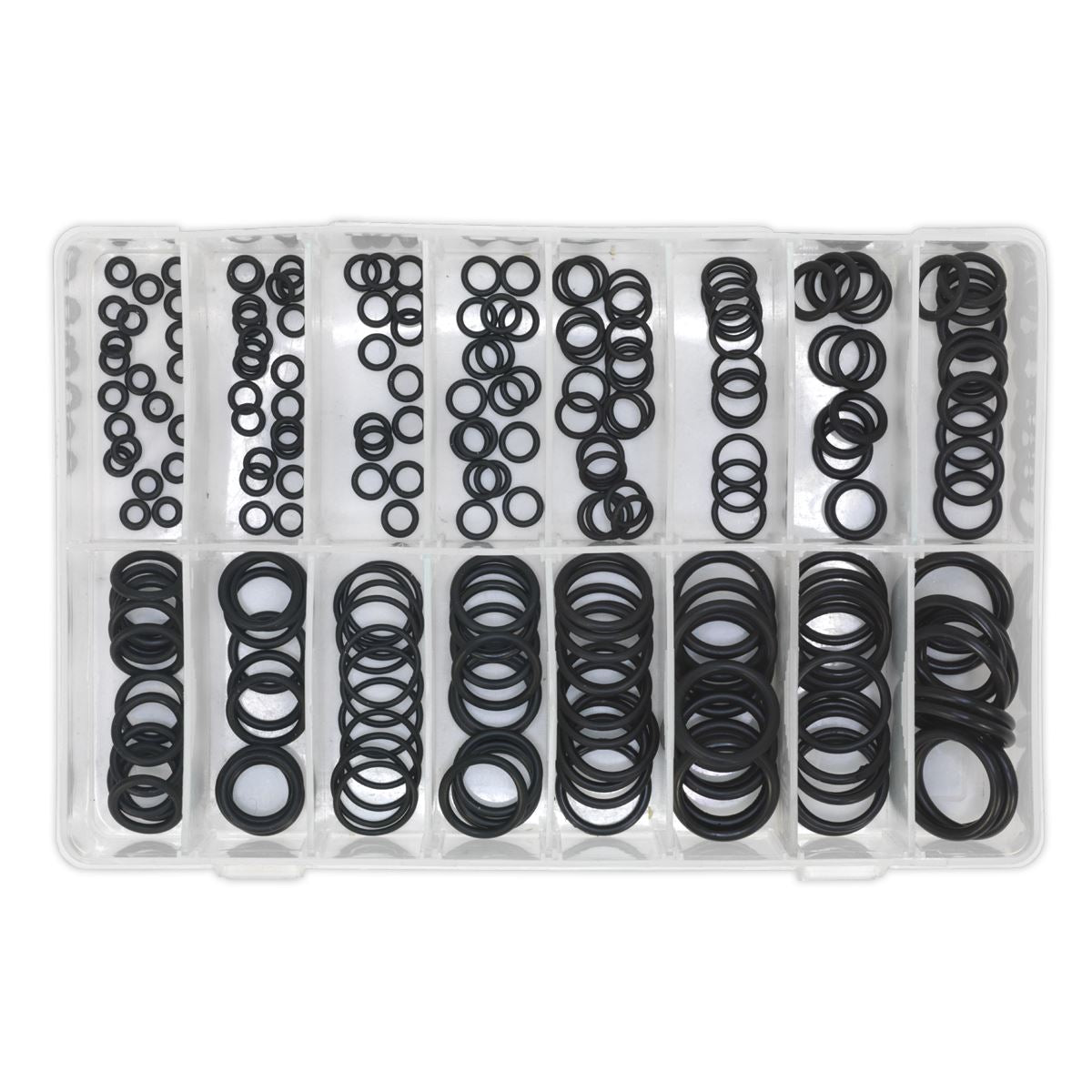 Sealey AB004OR Rubber O-Ring Assortment 225pc Metric Sealey