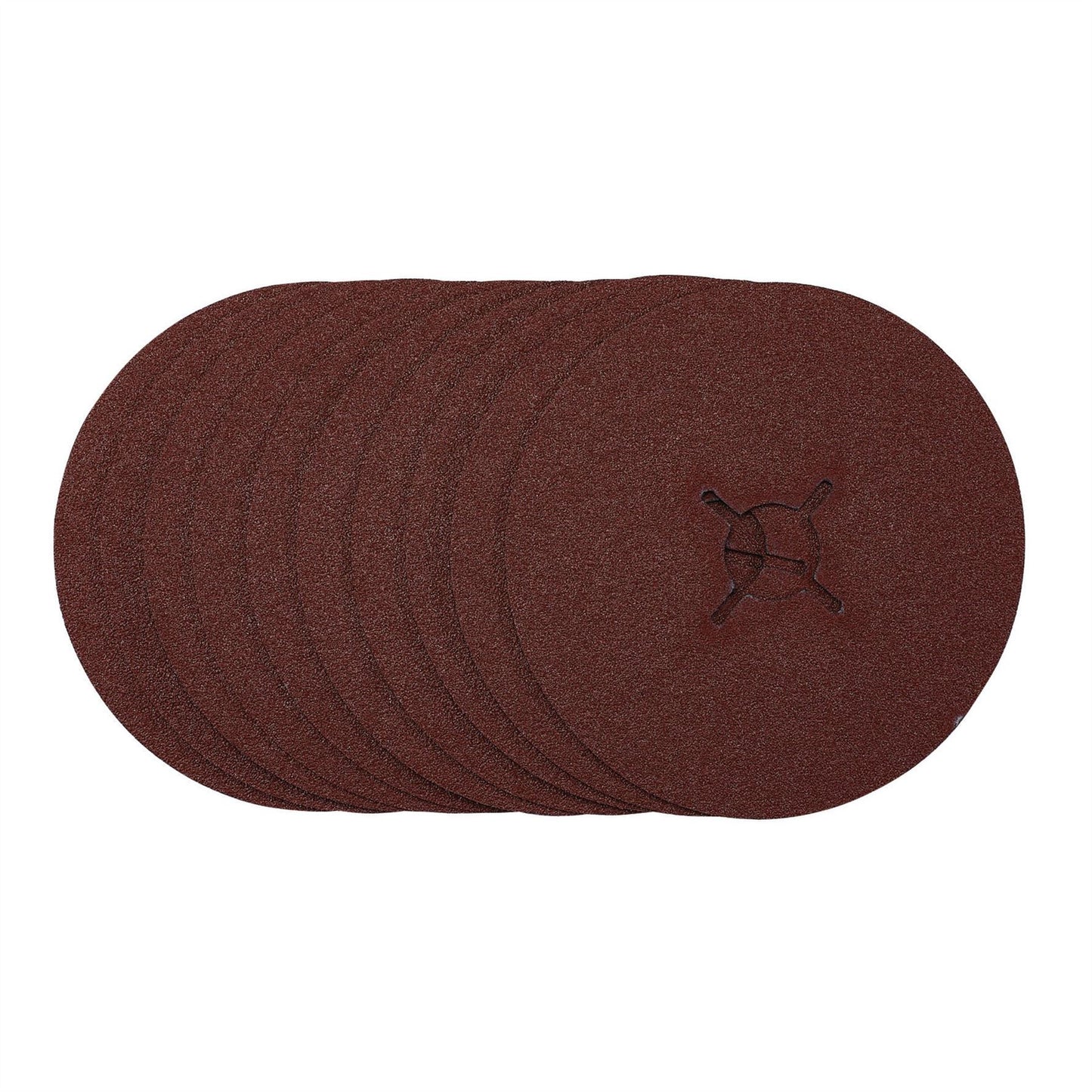 Draper 68976 Fibre Sanding Discs 125mm 60 Grit Pack of 10 Draper