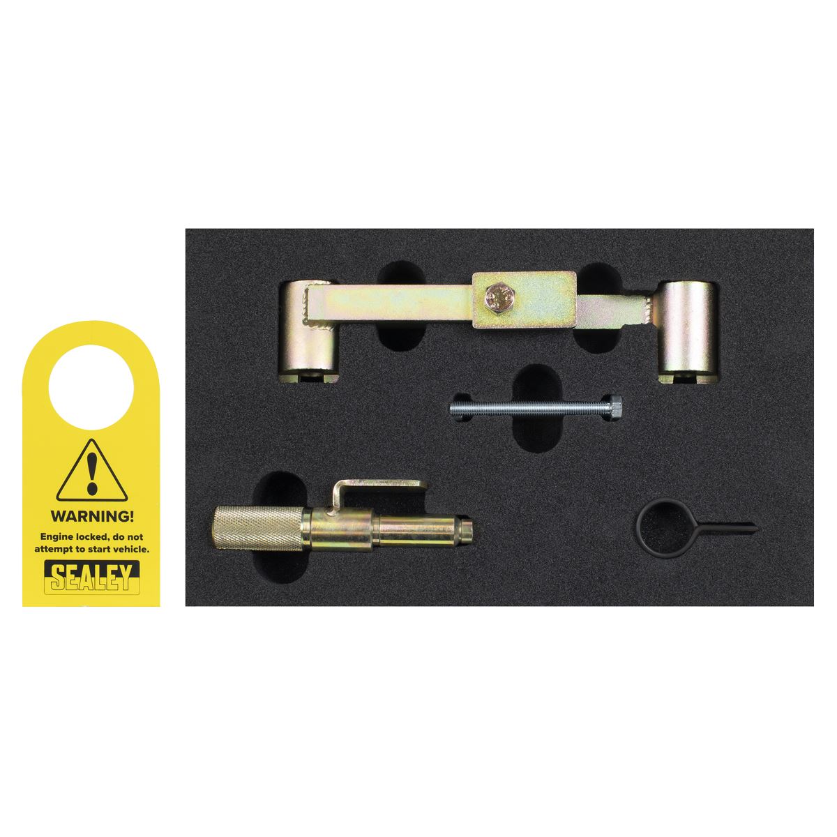 Sealey VS4387 Petrol Engine Timing Tool Kit - for Ford Volvo 1.6 1.8 2.0 2.3 2.4 2.5 2.9 - Belt Drive Sealey