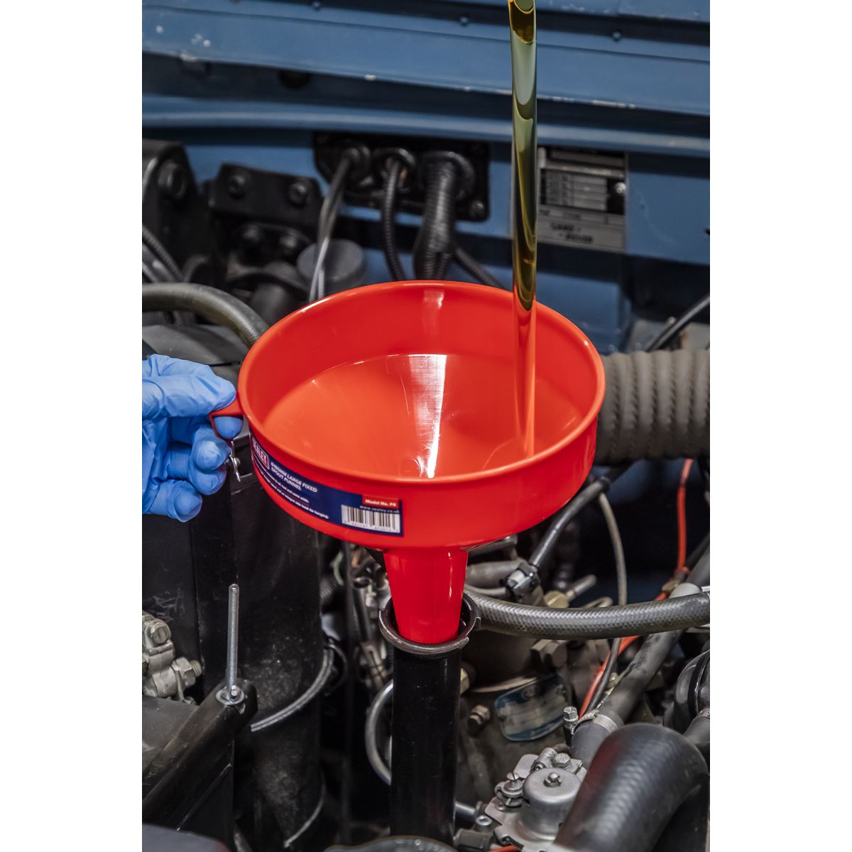 Sealey F4 Funnel Medium Ø185mm Fixed Spout Sealey