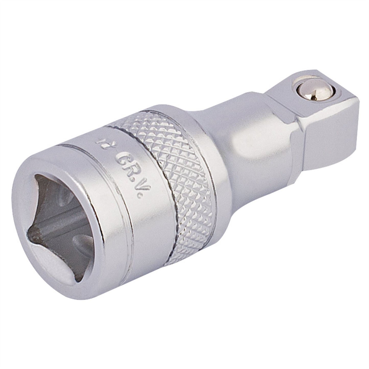 Draper 16742 Satin Chrome Wobble Extension Bar 3/8" Sq. Dr. 45mm Draper