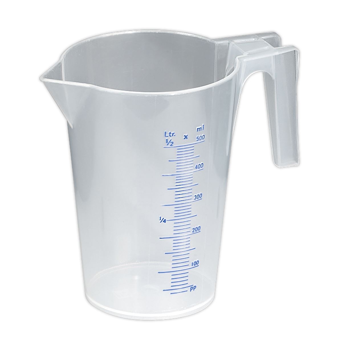 Sealey JT0500 Measuring Jug Translucent 0.5L Sealey