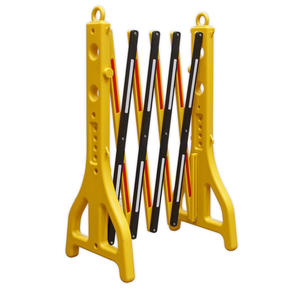 Sealey PFB2500 Folding Barrier 2500mm Plastic Sealey