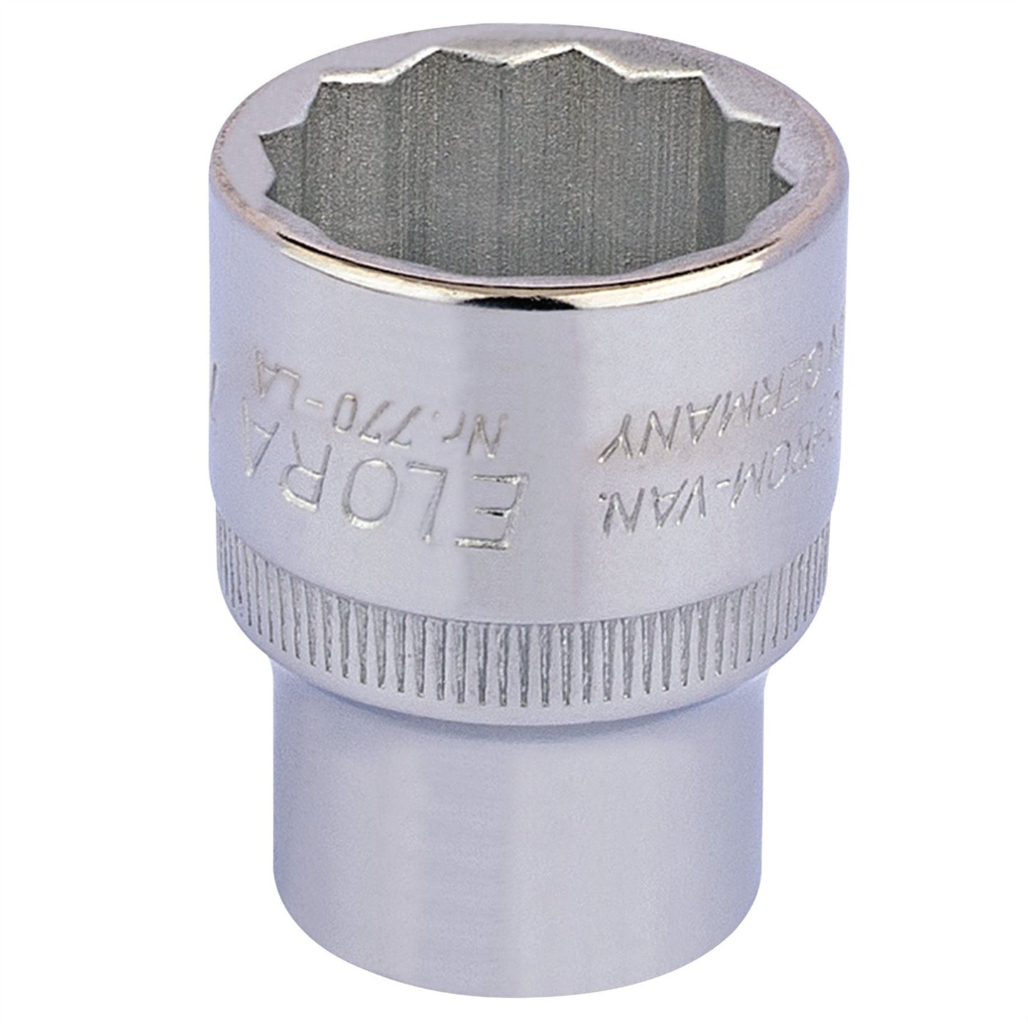 Elora 24442 Bi-Hexagon Socket 1/2" Sq. Dr. 7/8" Elora
