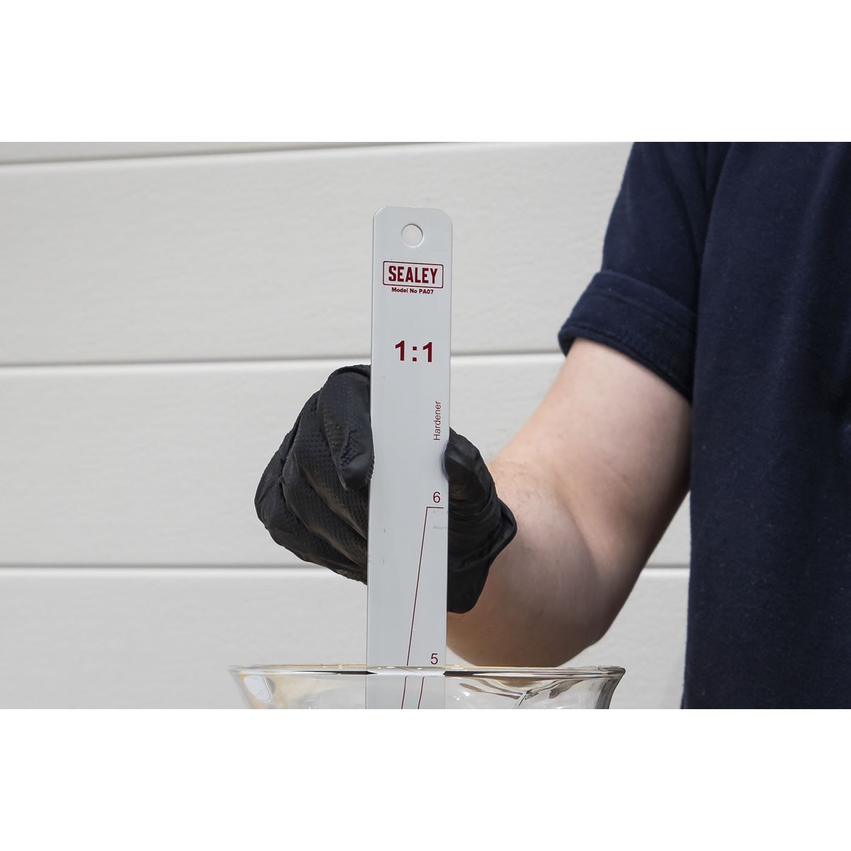 Sealey PA07 Aluminium Paint Measuring Stick 1:1/3:1 Sealey