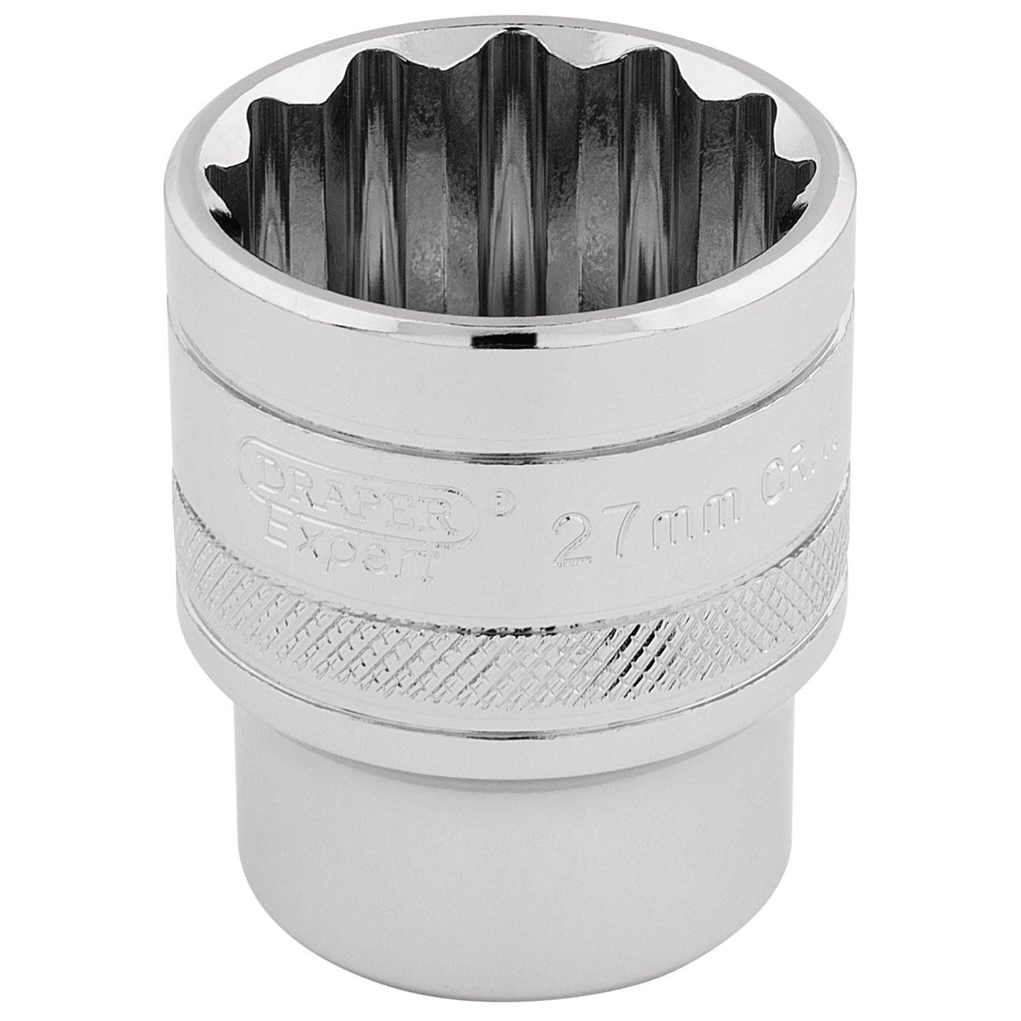 Draper 33442 HI-TORQ® 12 Point Socket 1/2" Sq. Dr. 27mm Draper