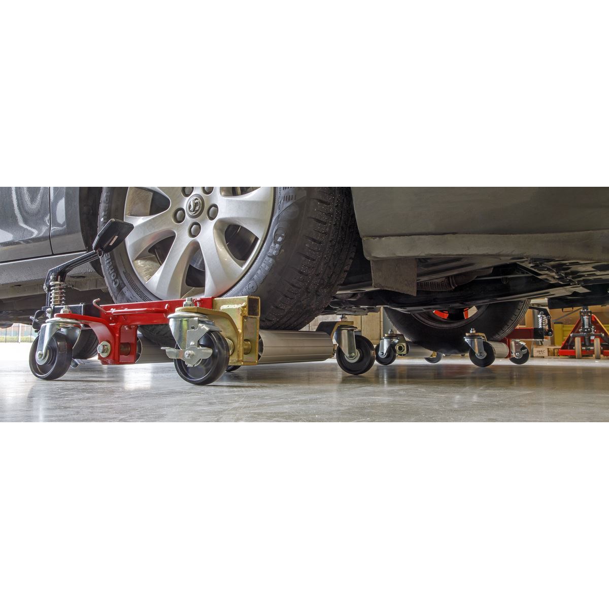 Sealey WS680 Wheel Skate Hydraulic 680kg Capacity Sealey