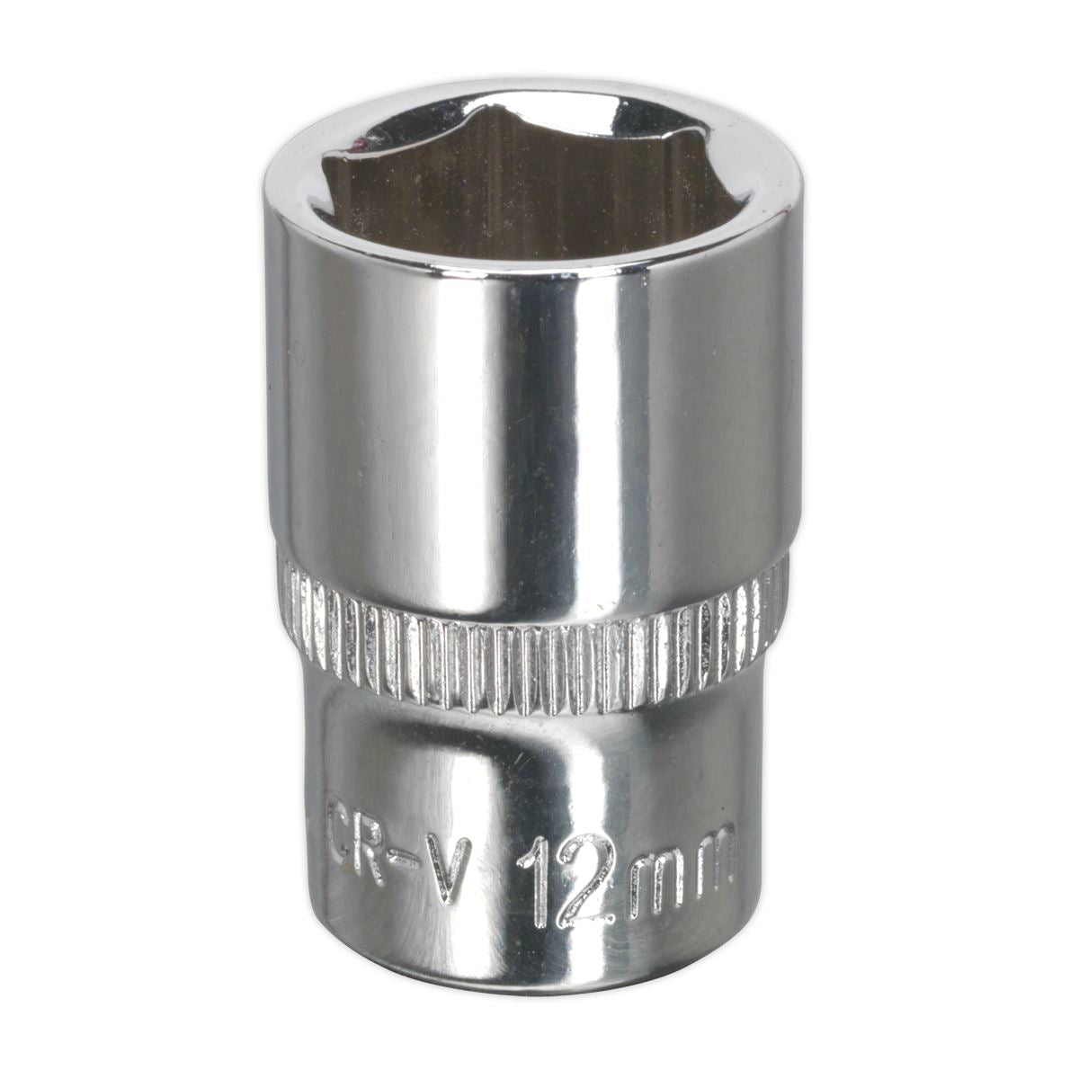 Sealey SP1412 WallDrive® Socket 12mm 1/4"Sq Drive Fully Polished Sealey