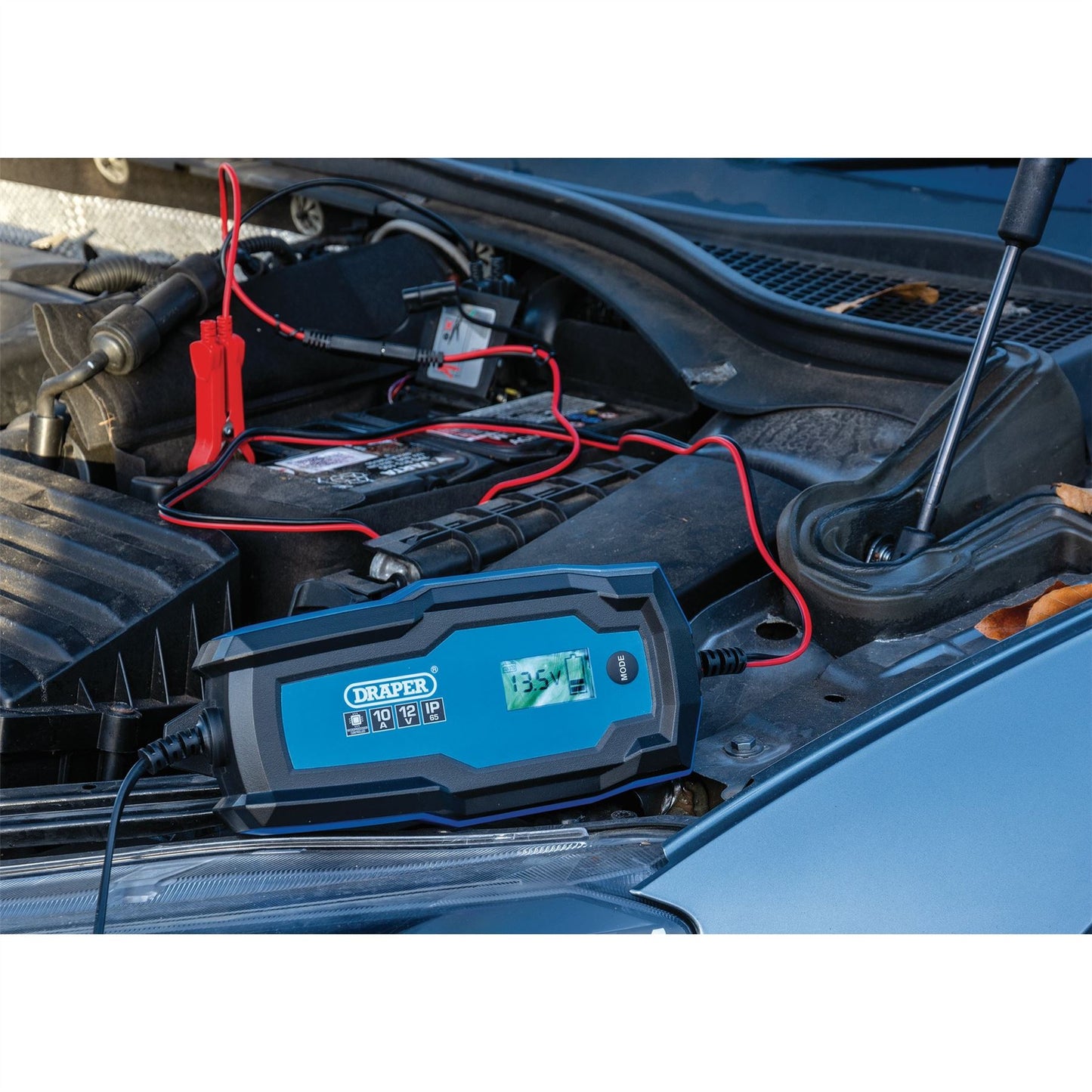 Draper 53491 6/12V Smart Charger and Battery Maintainer 10A Draper