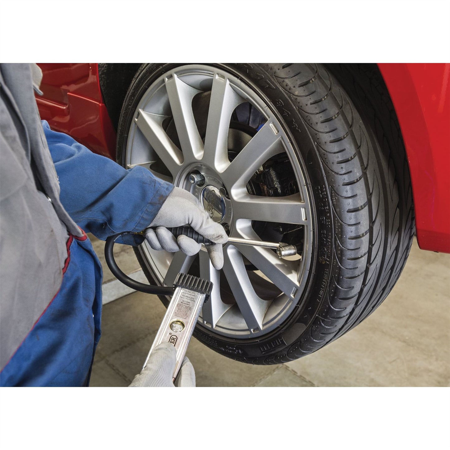 Draper 36632 Air Line Inflator with Twin Open Ended Push On Connector Draper