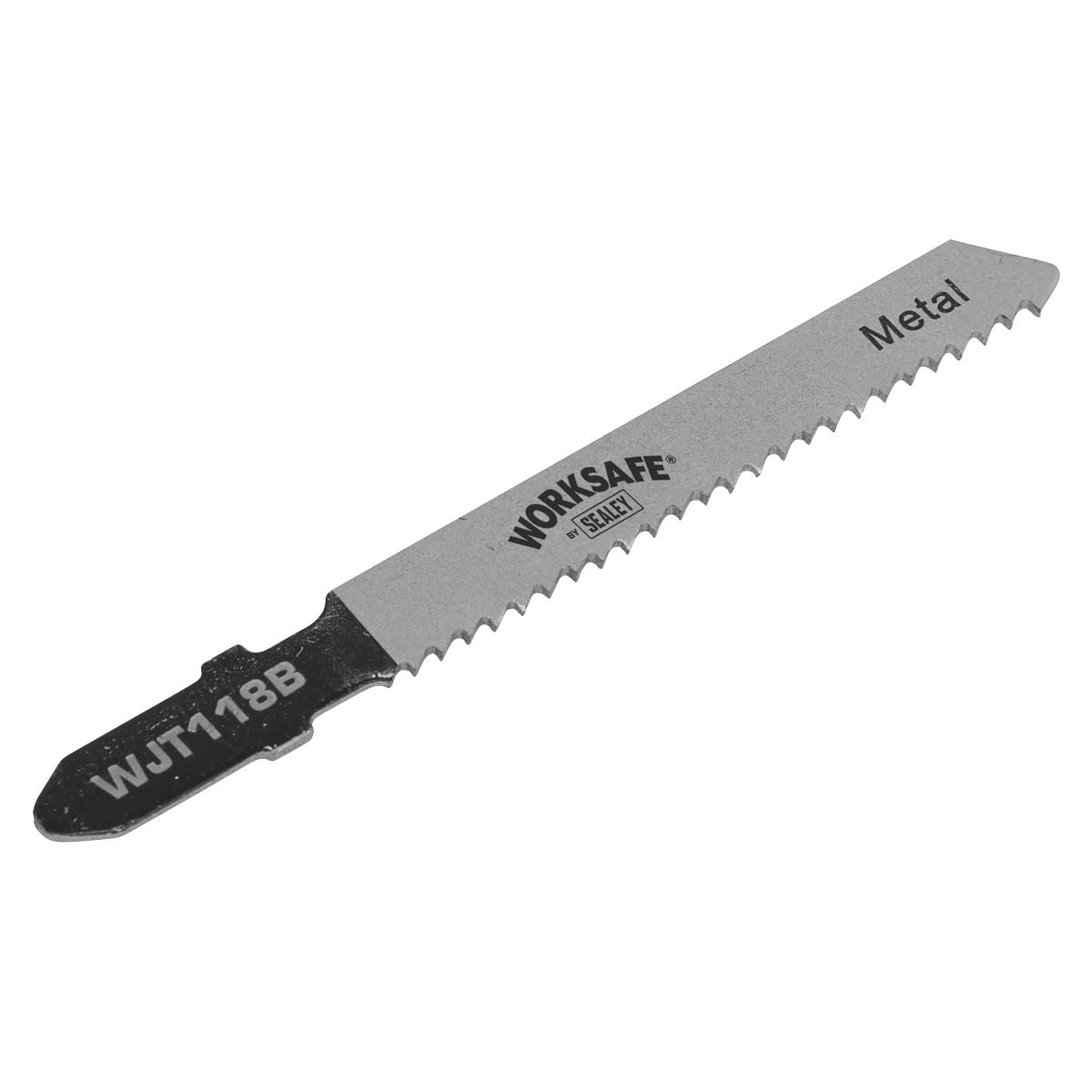 Sealey WJT118B Jigsaw Blade Metal 55mm 12tpi - Pack of 5 Sealey