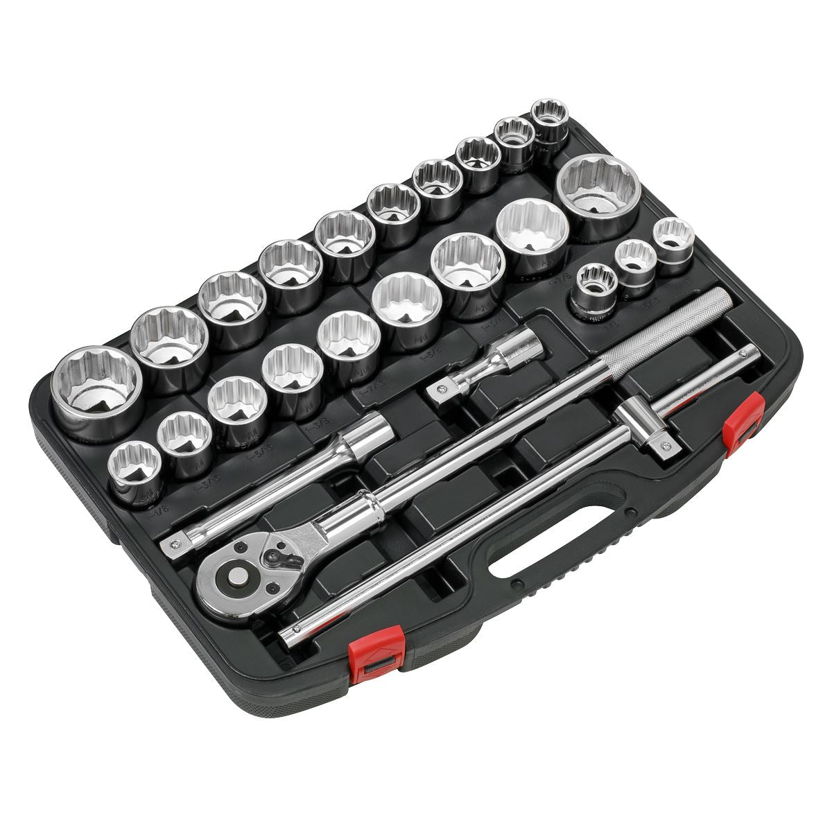 Sealey AK2584 Socket Set 26pc 3/4"Sq Drive 12-point WallDrive® Sealey