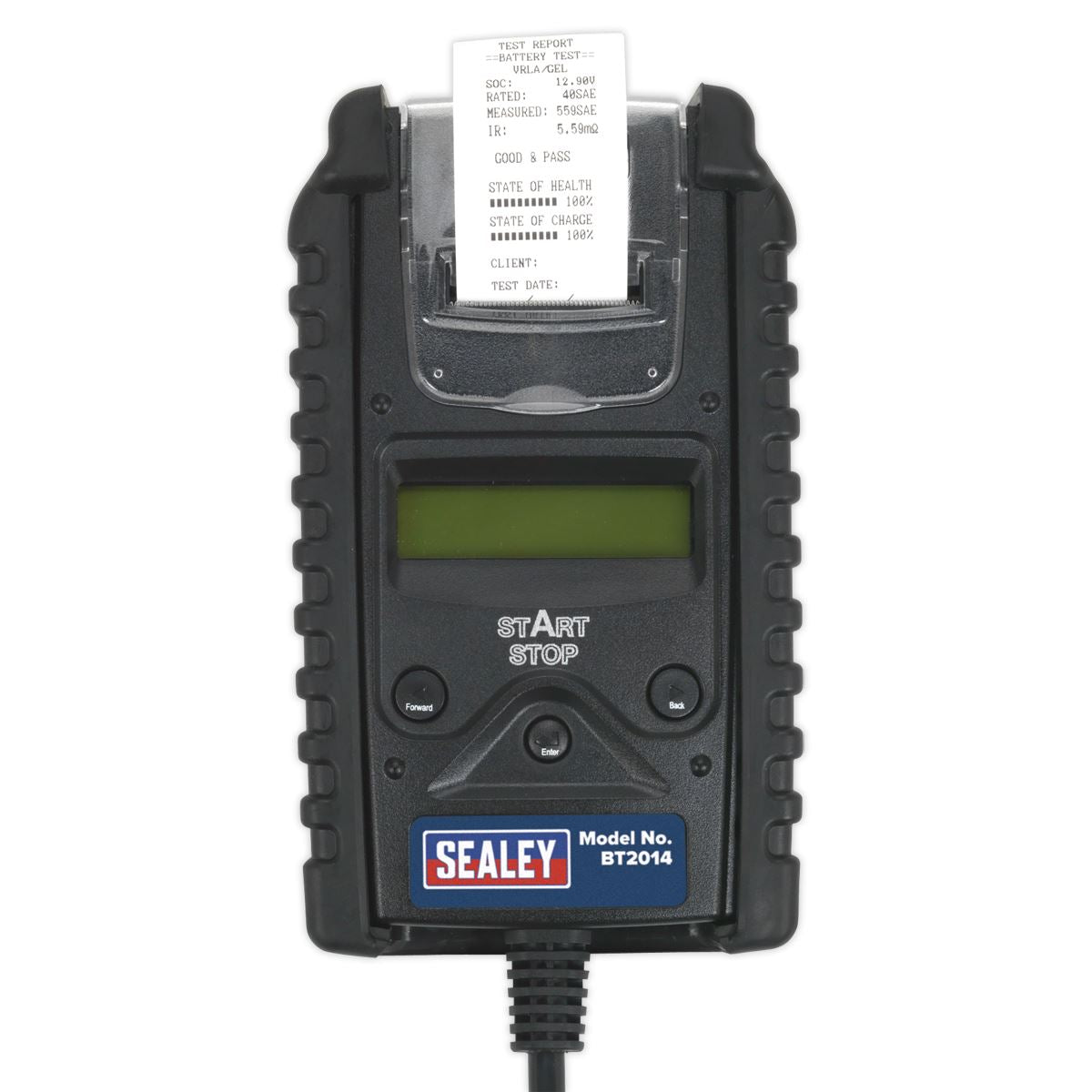 Sealey BT2014 Digital Start/Stop Battery & Alternator Tester with Printer 6/12/24V Sealey