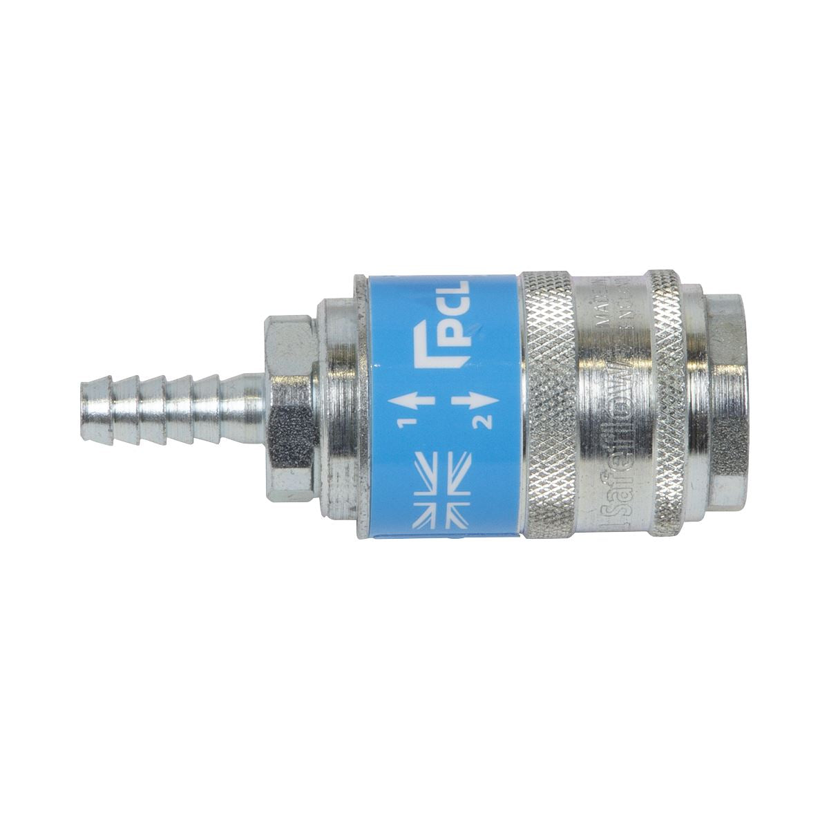 Sealey AC96 PCL Safeflow Safety Coupling Body Tailpiece for Ø1/4" Hose Sealey