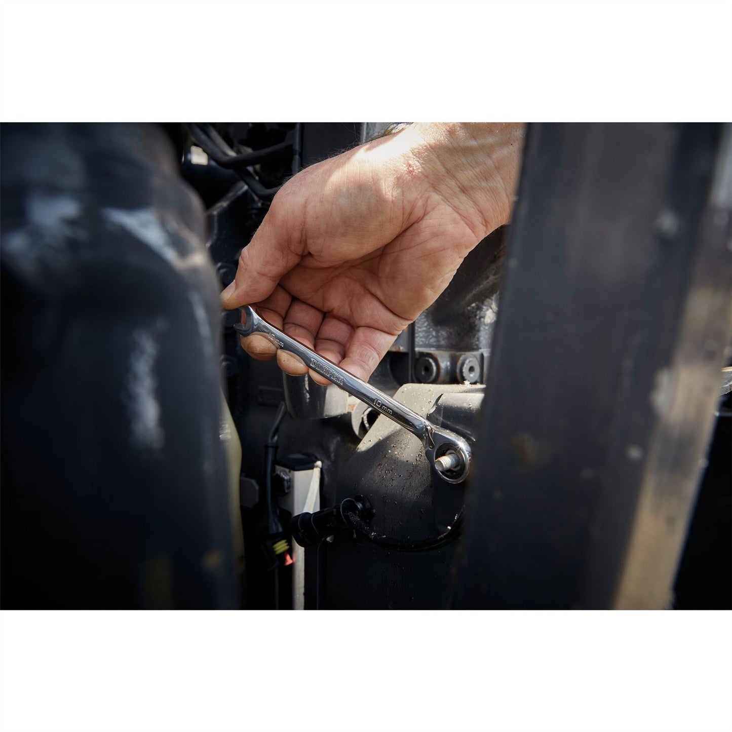 Draper 27692 HI-TORQ® Metric Reversible Ratchet Combination Spanner Set 12 Piece Draper