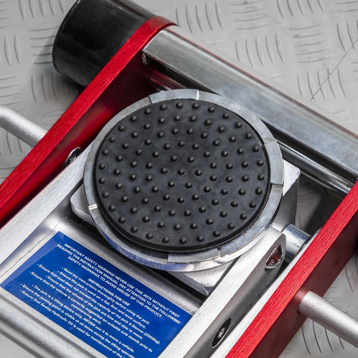 Sealey RJA2500 Premier Low Profile Aluminium Trolley Jack with Rocket Lift 2.5 Tonne Sealey