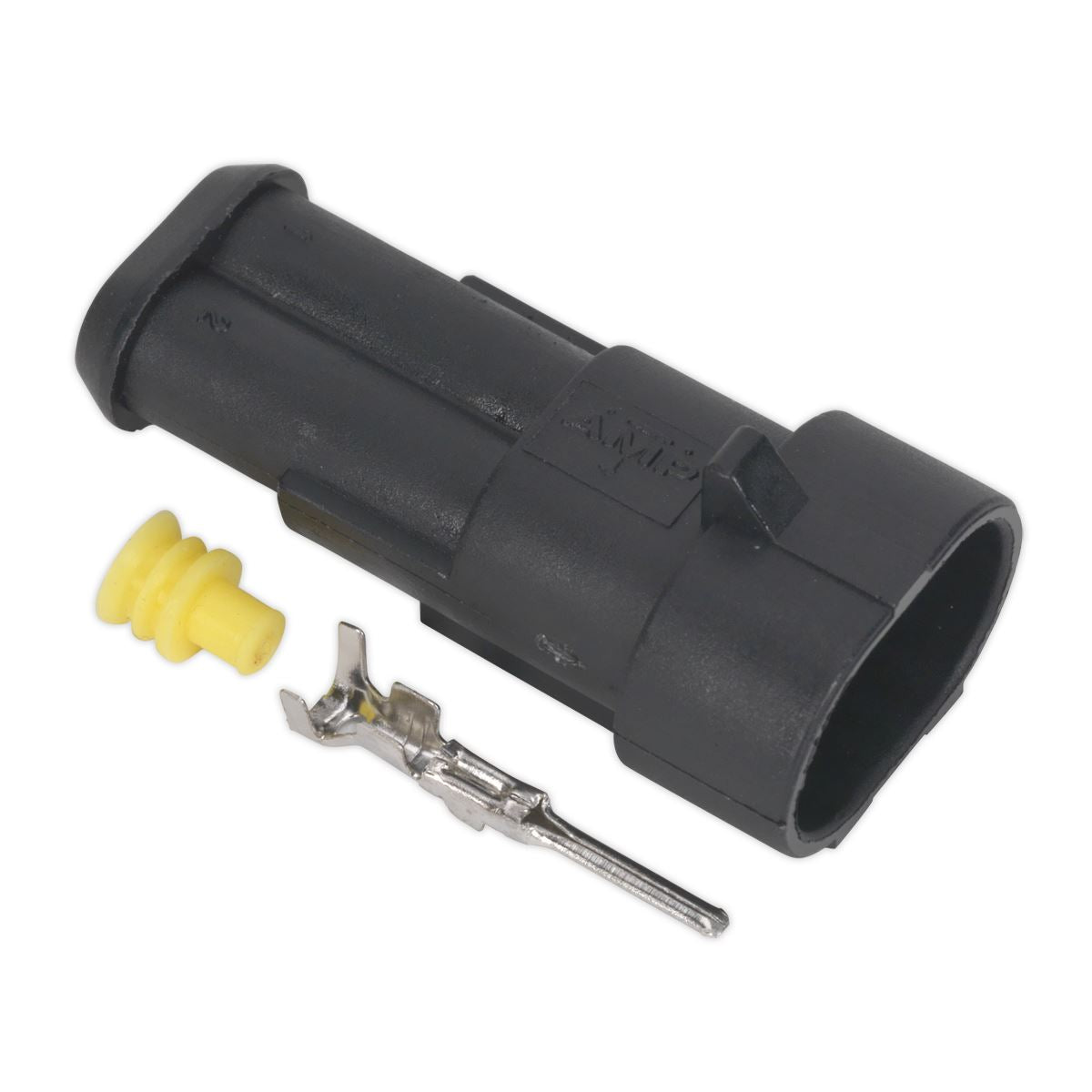 Sealey SSC2M Superseal Male Connector 2-Way Pack of 5 Sealey