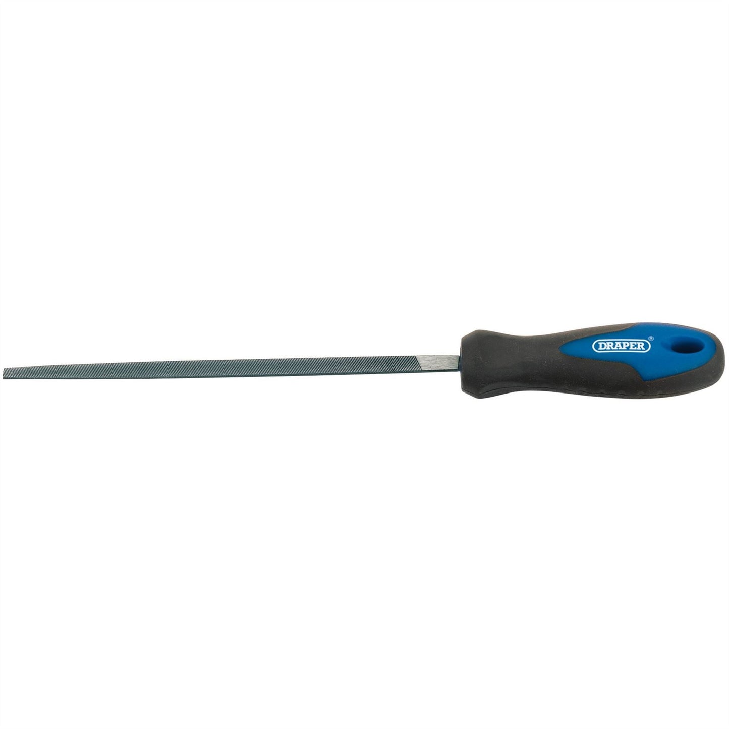 Draper 44957 Soft Grip Engineers 3 Square File and Handle 200mm Draper