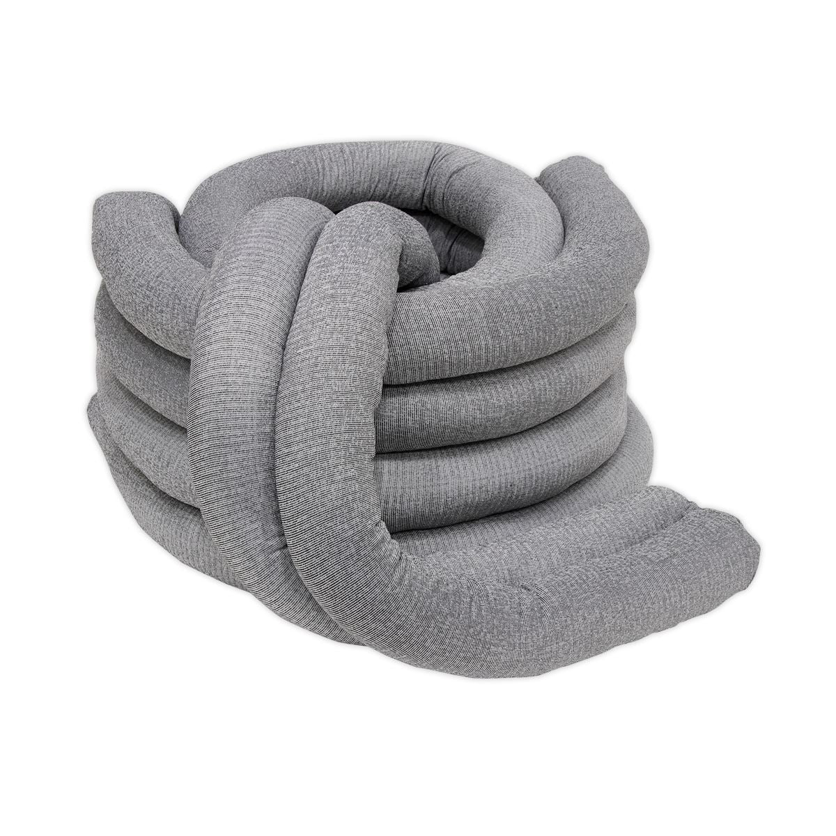 Sealey SAS10 Spill Absorbent Sock 80mm x 1.2m Pack of 10 Sealey