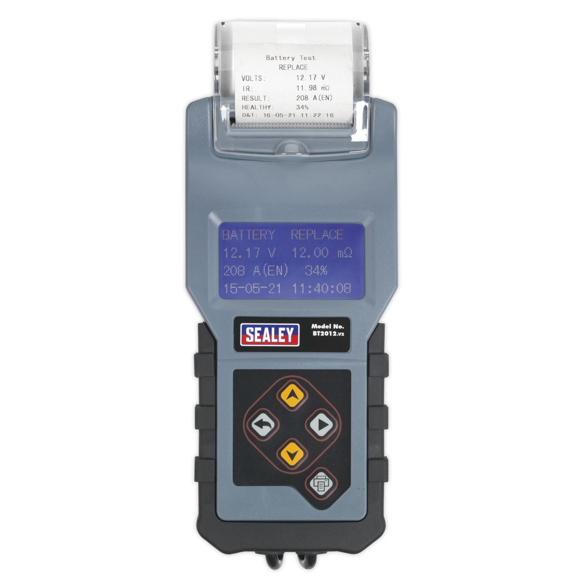 Sealey BT2012 Digital Battery & Alternator Tester with Printer 12V Sealey