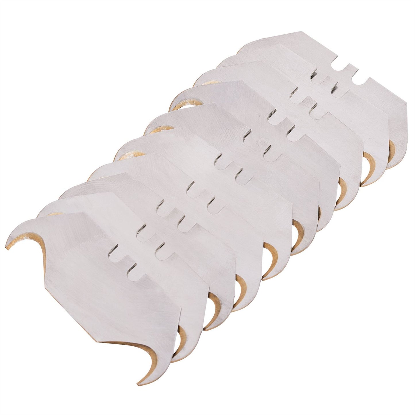 Draper 54225 Expert Two Notch Hooked Trimming Knife Blades Pack of 10 Draper