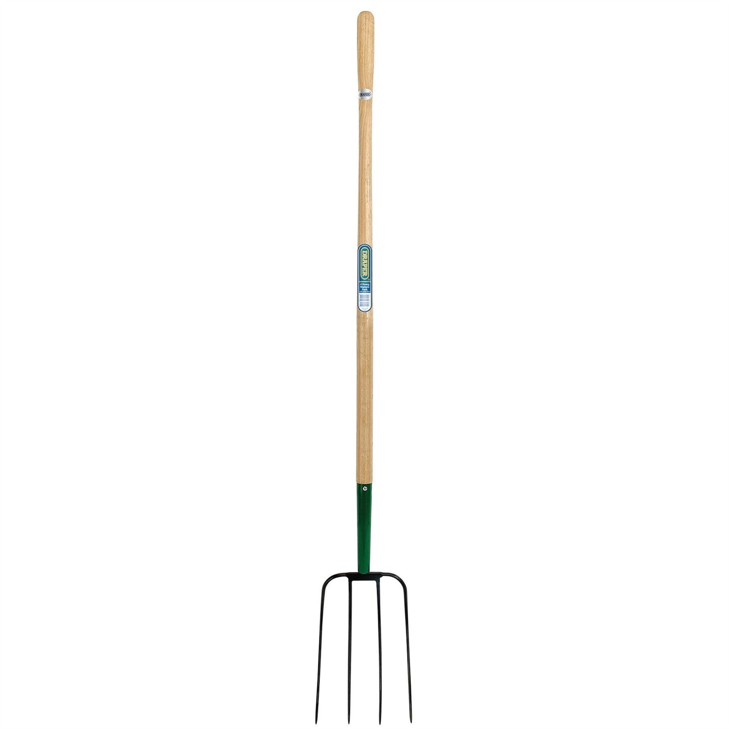 Draper 63579 4 Prong Manure Fork with Wood Shaft Draper