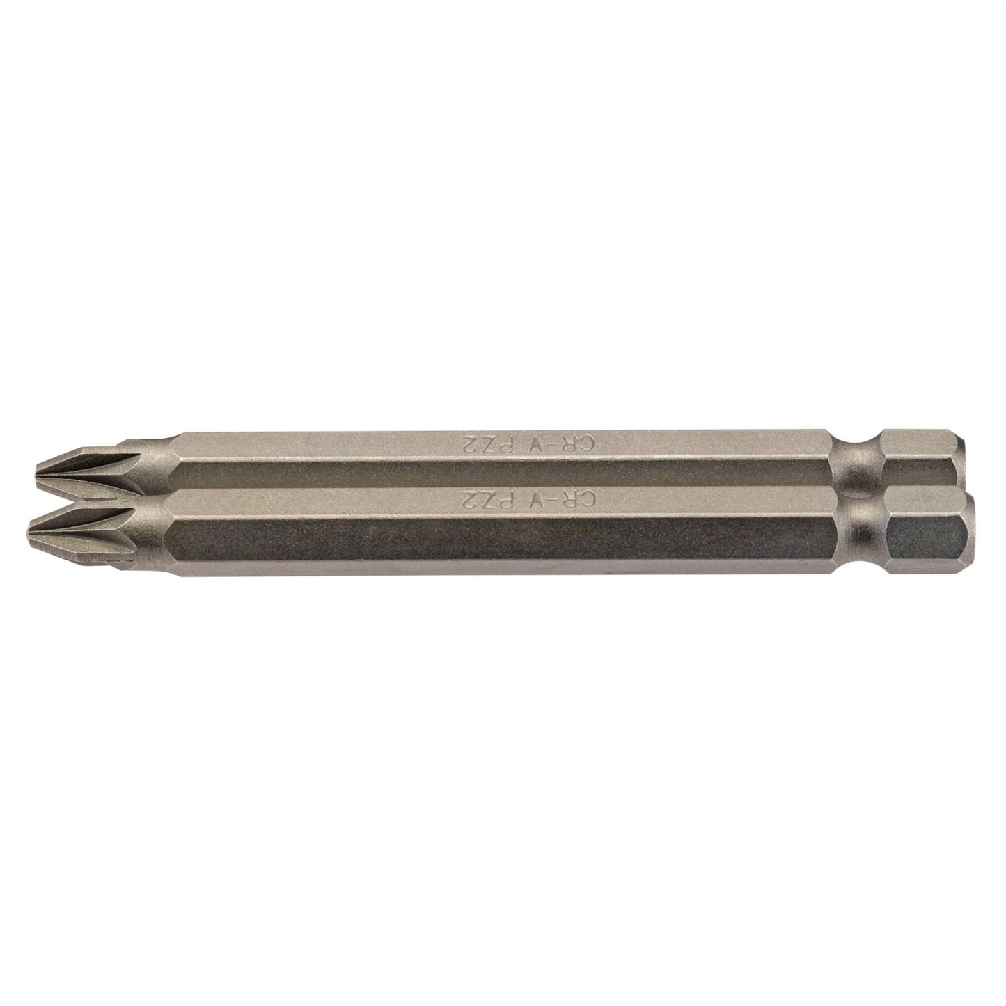 Draper 64312 PZ Type Insert Bit 1/4" Hex 75mm Long No.2 Pack of 2 Draper