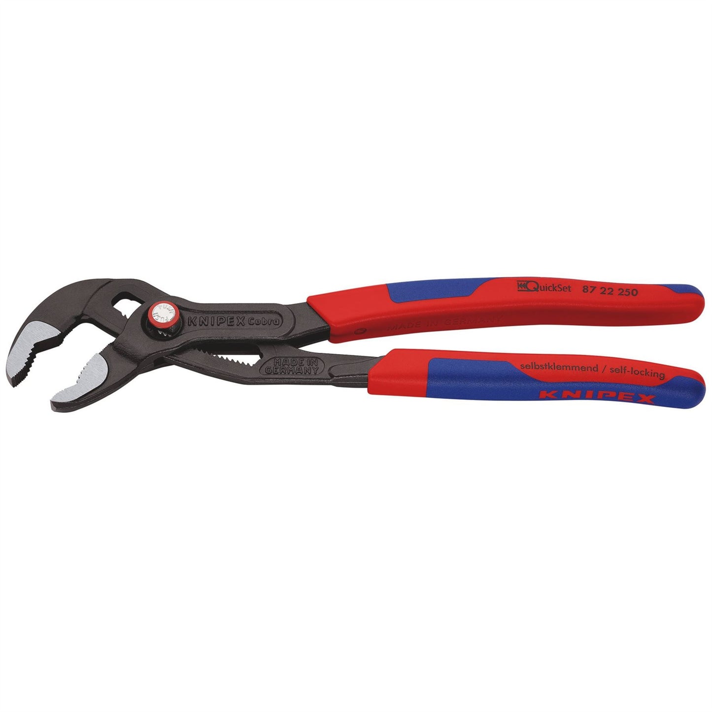 Knipex 53953 87 22 250 SB Cobra® QuickSet High-Tech Water Pump Pliers 250mm Knipex