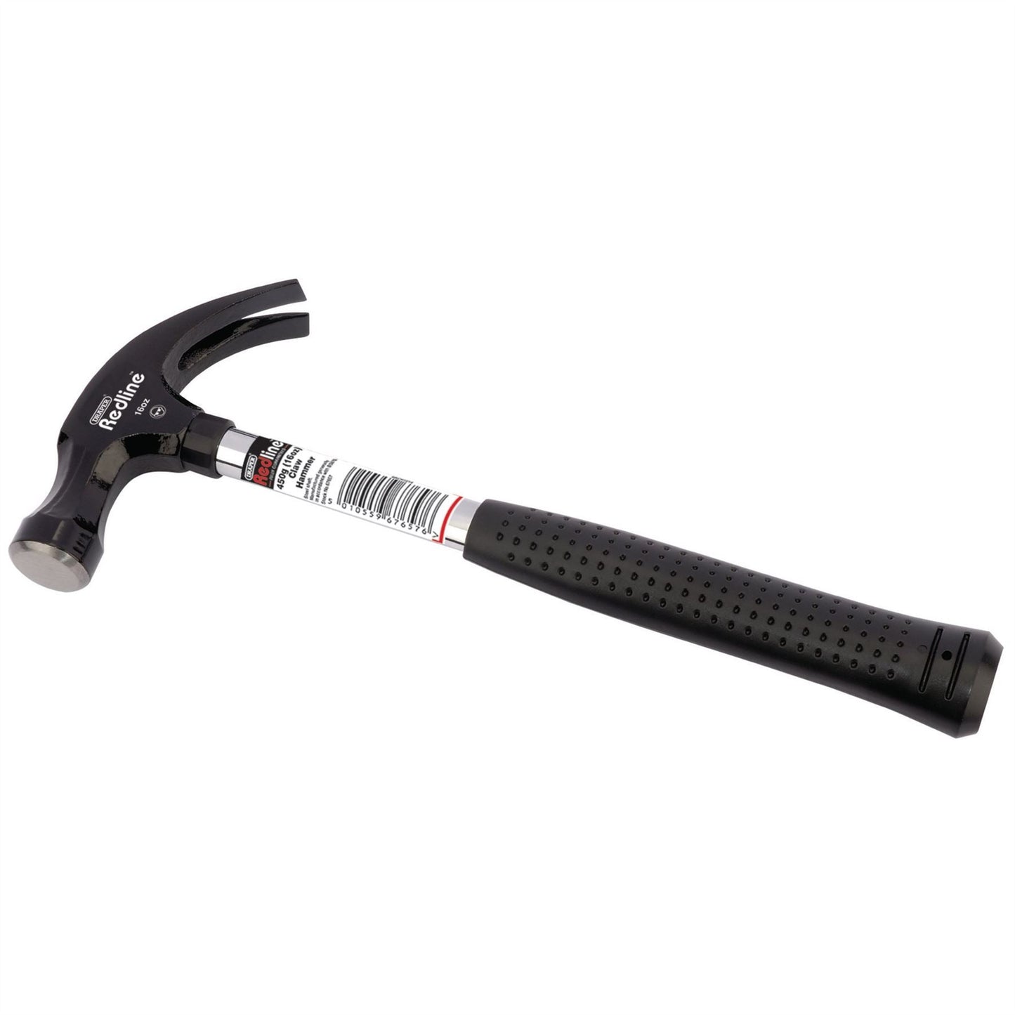 Draper 67657 Redline® Claw Hammer with Steel Shaft 450g/16oz Draper
