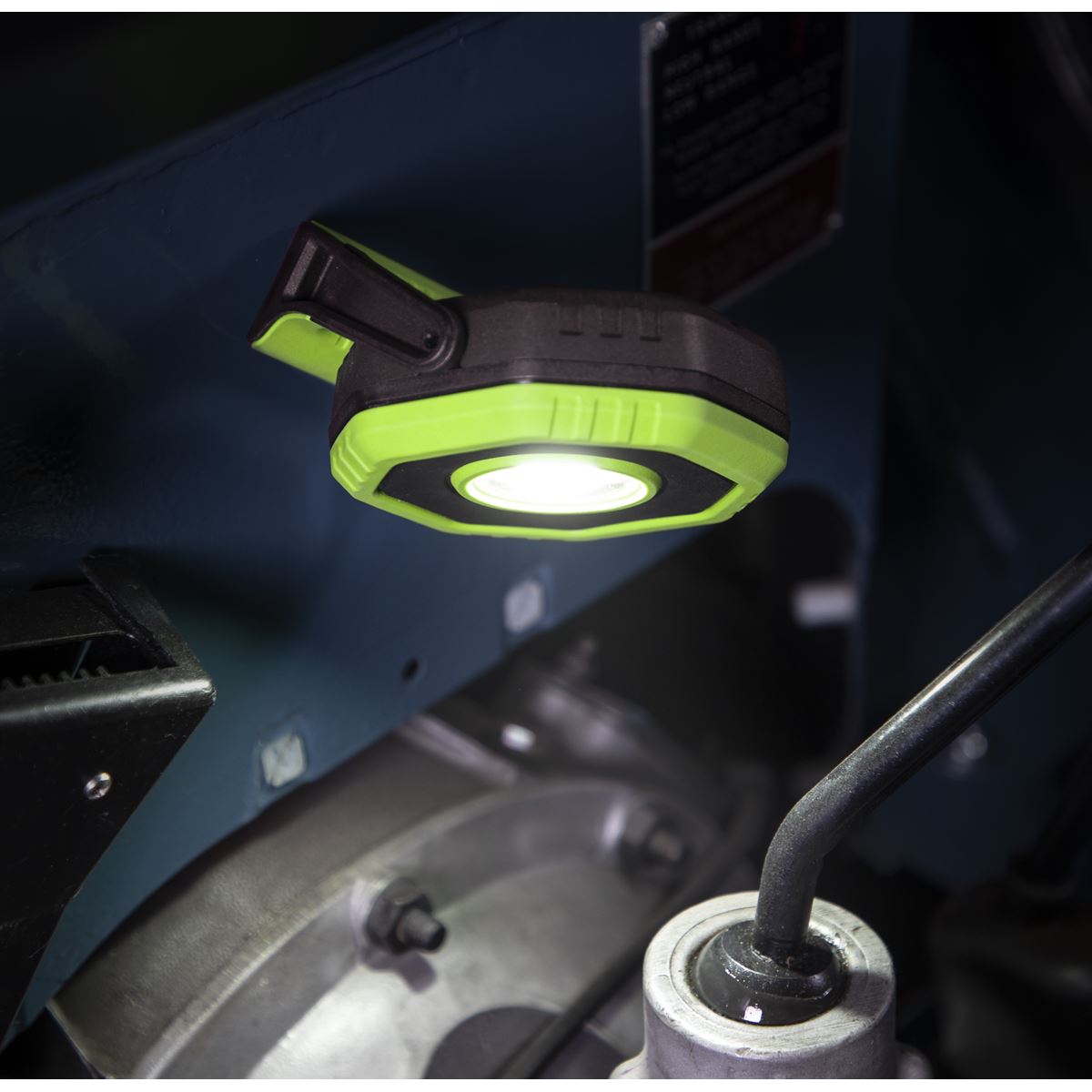 Sealey LED1400P Rechargeable Pocket Floodlight with Magnet 360° 14W COB LED - Green Sealey