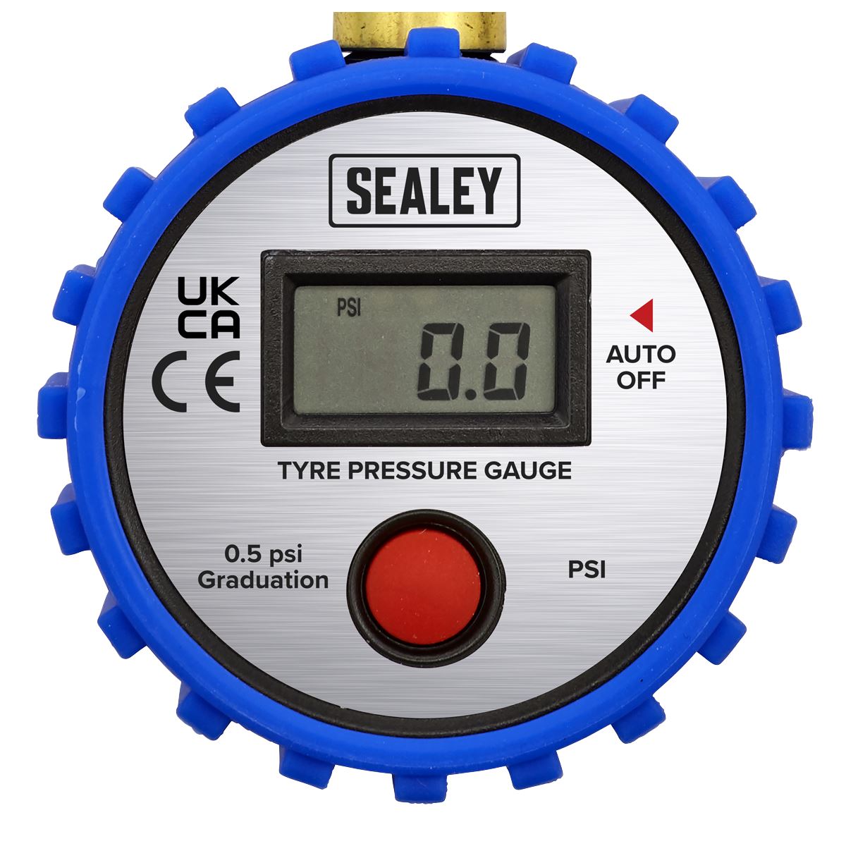 Sealey TST/PG981 Tyre Pressure Gauge Digital with Leader Hose & Quick Release 0-100psi Sealey